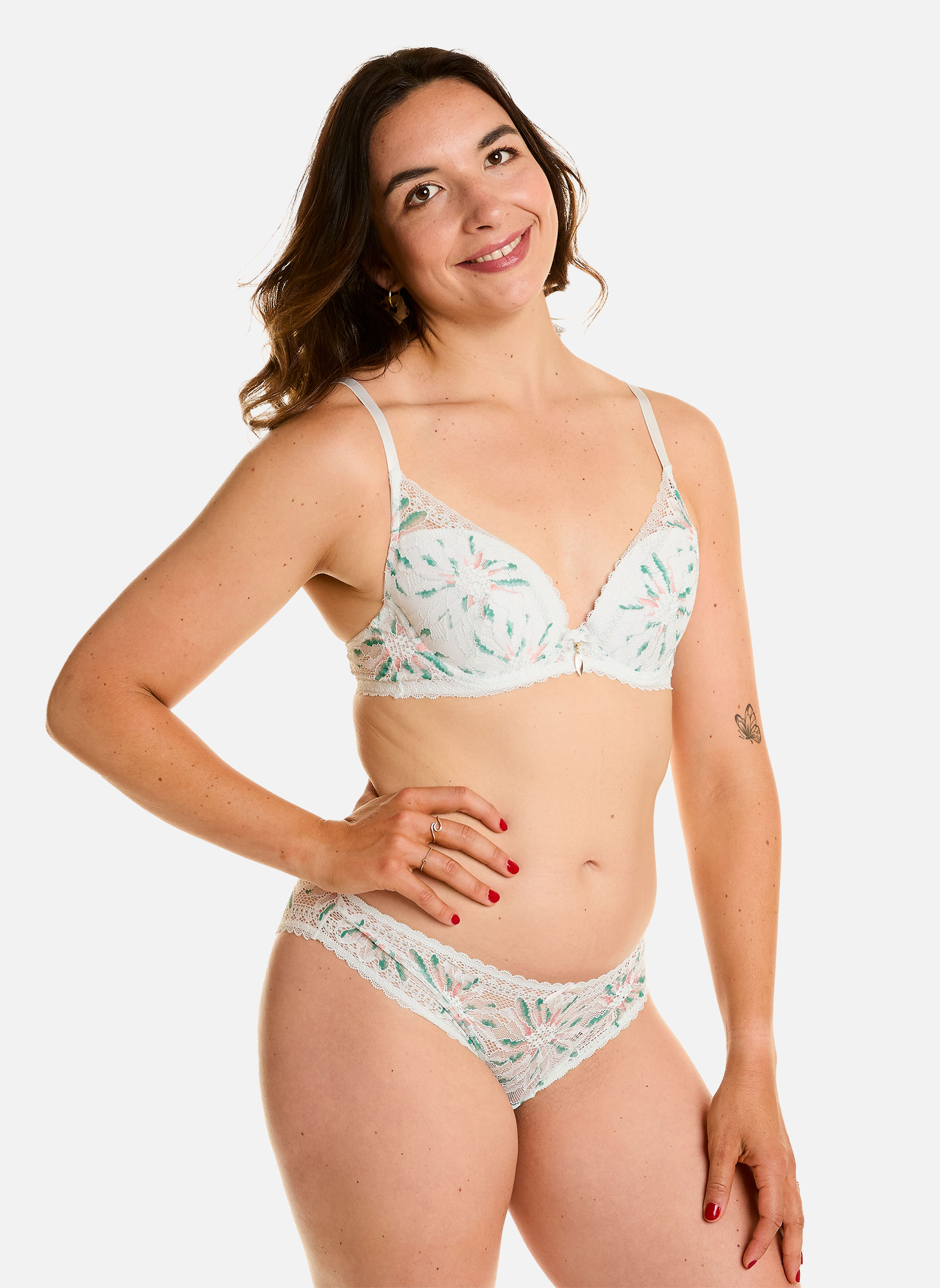 Brassières Soutien-gorge ampliforme imprimé Eclat femme multicolore Pomm'Poire Brassières Soutien-gorge ampliforme imprimé Eclat femme multicolore Multicouleur
