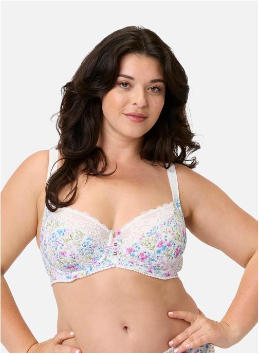 Brigitte Bardot Brassières Soutien-gorge armatures grand maintien ivoire Dahlia femme blanc