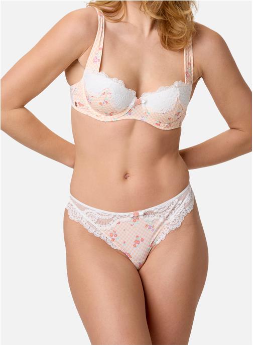 Brigitte Bardot Culottes Tanga blanc Camomille femme blanc