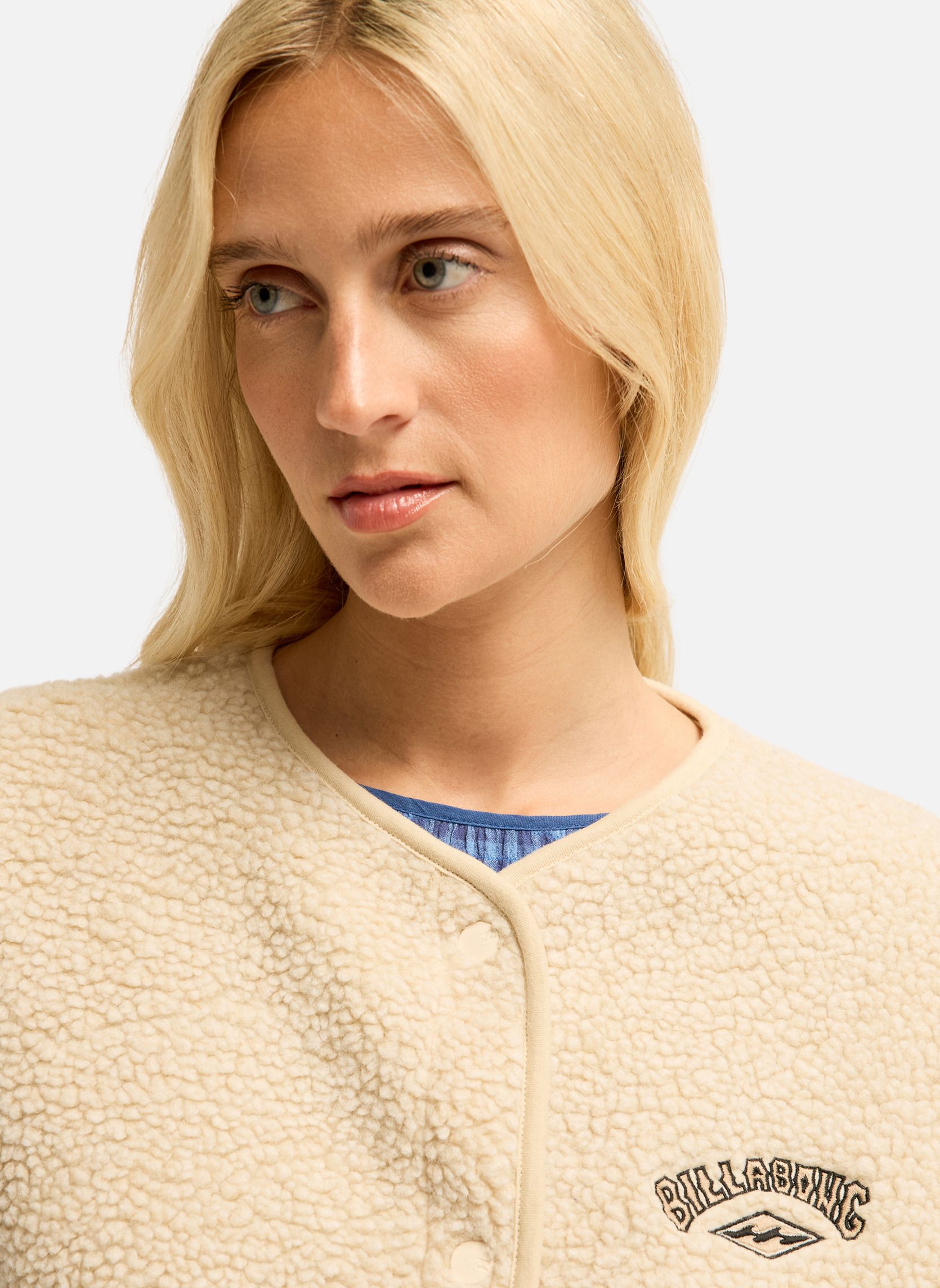 Vestes polaires Be Happy femme blanc Billabong Vestes polaires Be Happy femme blanc Blanc