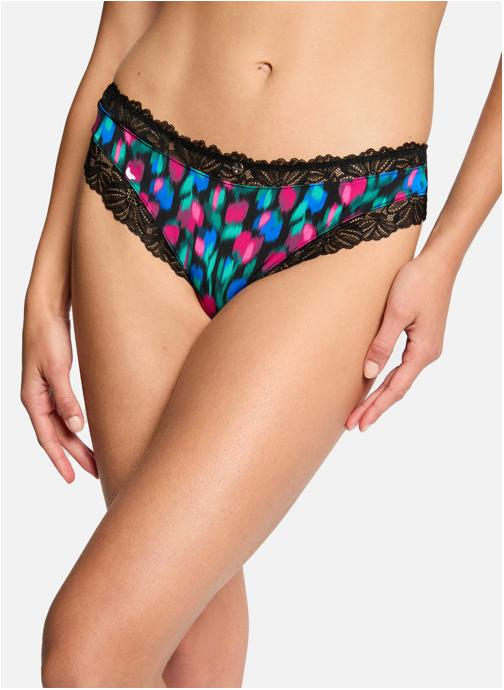 Morgan Culottes Shorty tanga noir Anna femme noir