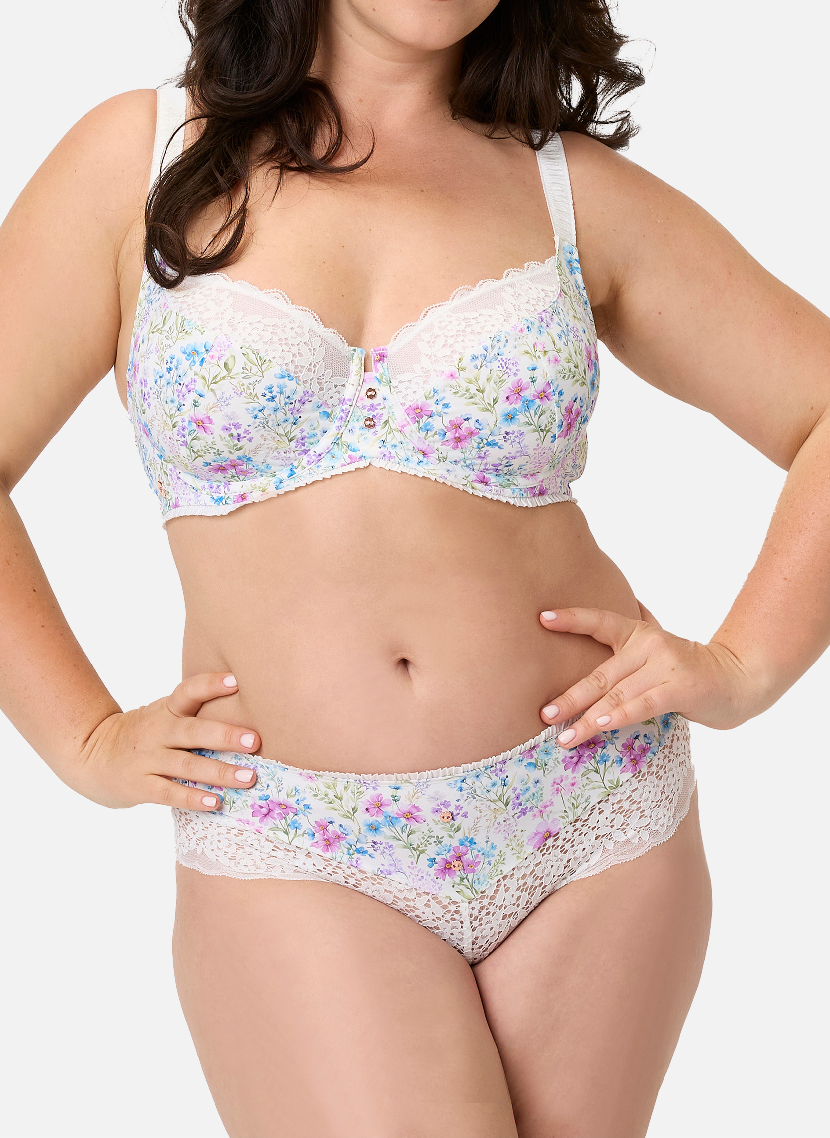Culottes Shorty ivoire Dahlia femme blanc Brigitte Bardot Culottes Shorty ivoire Dahlia femme blanc Blanc