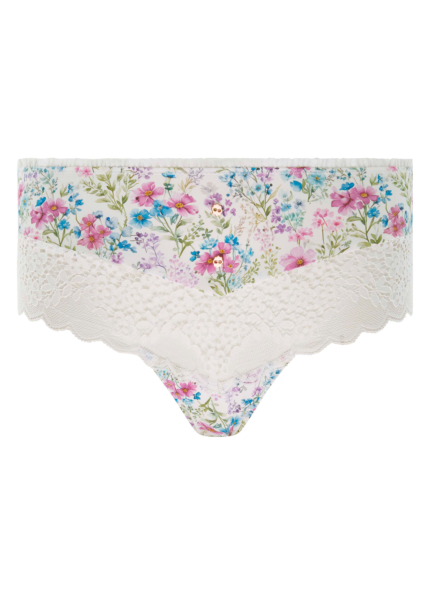 Culottes Shorty ivoire Dahlia femme blanc Brigitte Bardot Culottes Shorty ivoire Dahlia femme blanc Blanc