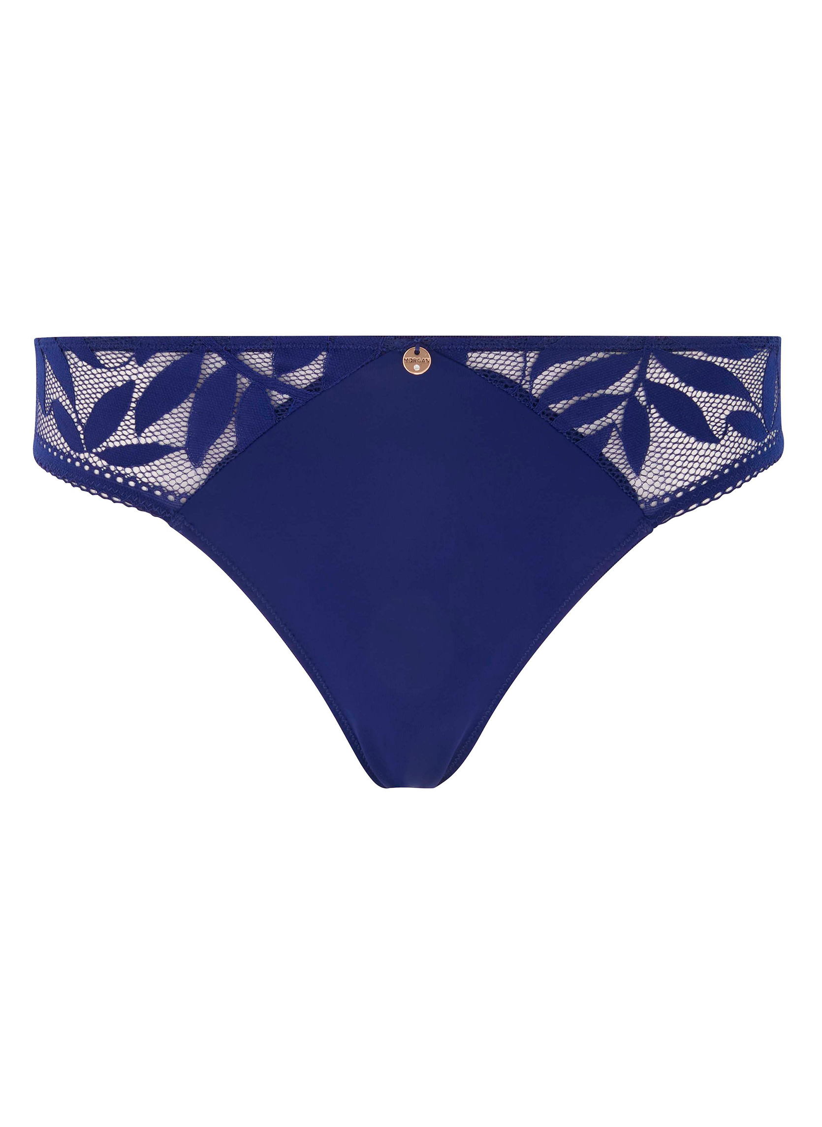 Culottes Slip bleu marine Lina femme bleu Morgan Culottes Slip bleu marine Lina femme bleu Bleu