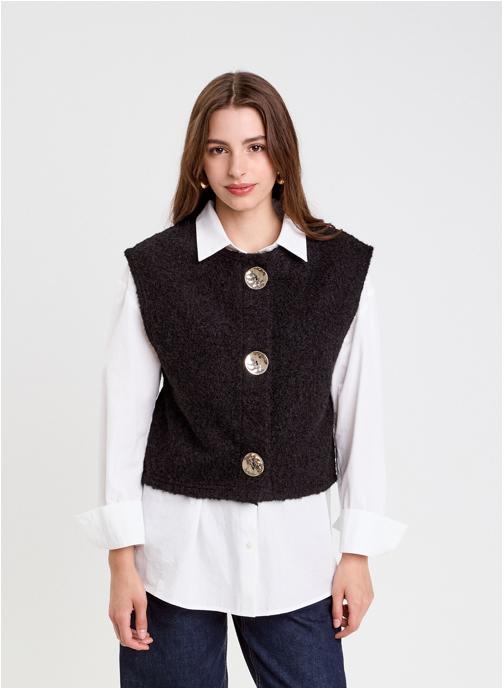 Cache Cache Gilets DSHERBOUT femme noir