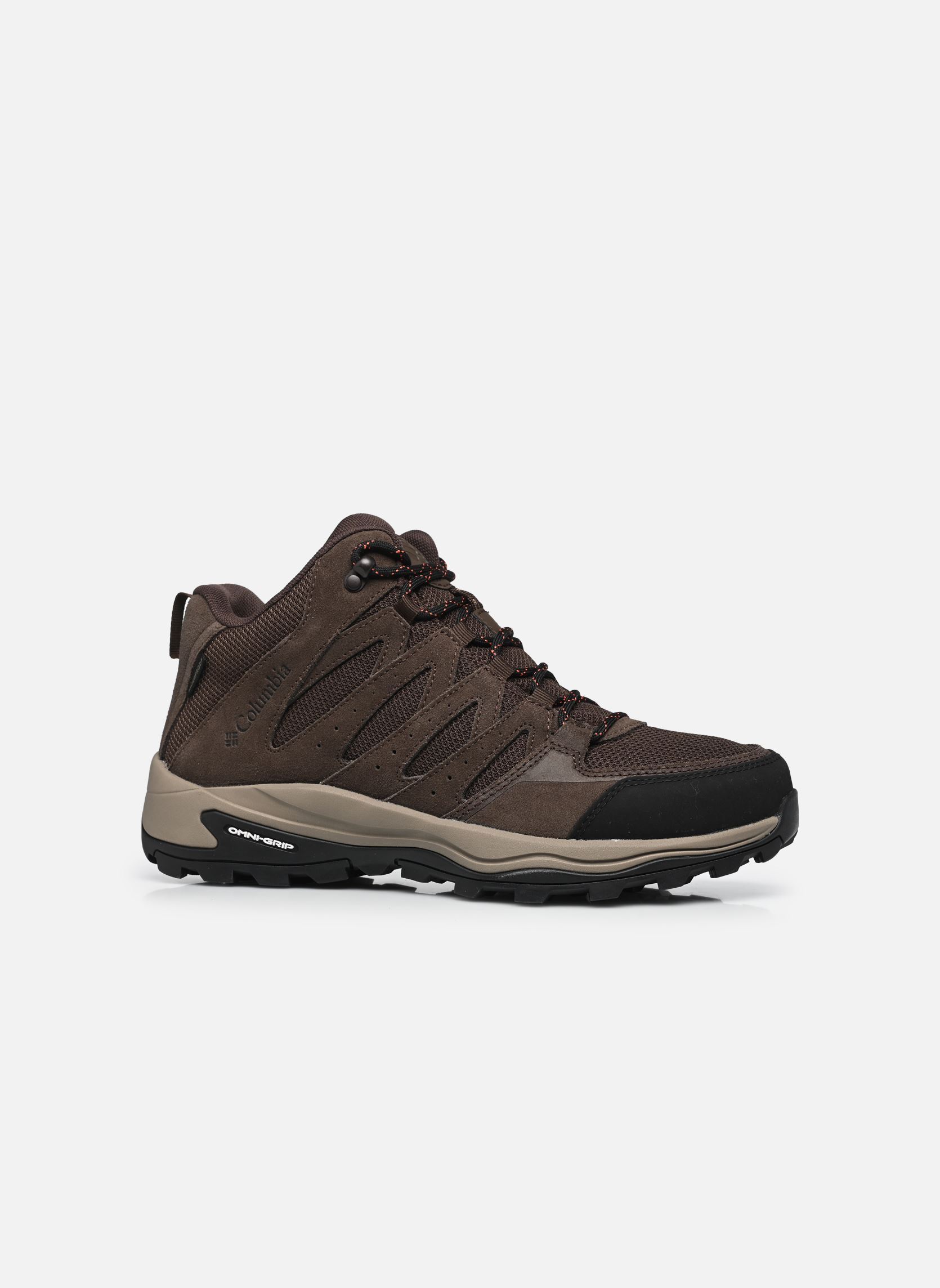 Sportschuhe Redmond IV Mid Waterproof M herren braun Columbia Sportschuhe Redmond IV Mid Waterproof M herren braun Cordovan, Tangy Orange