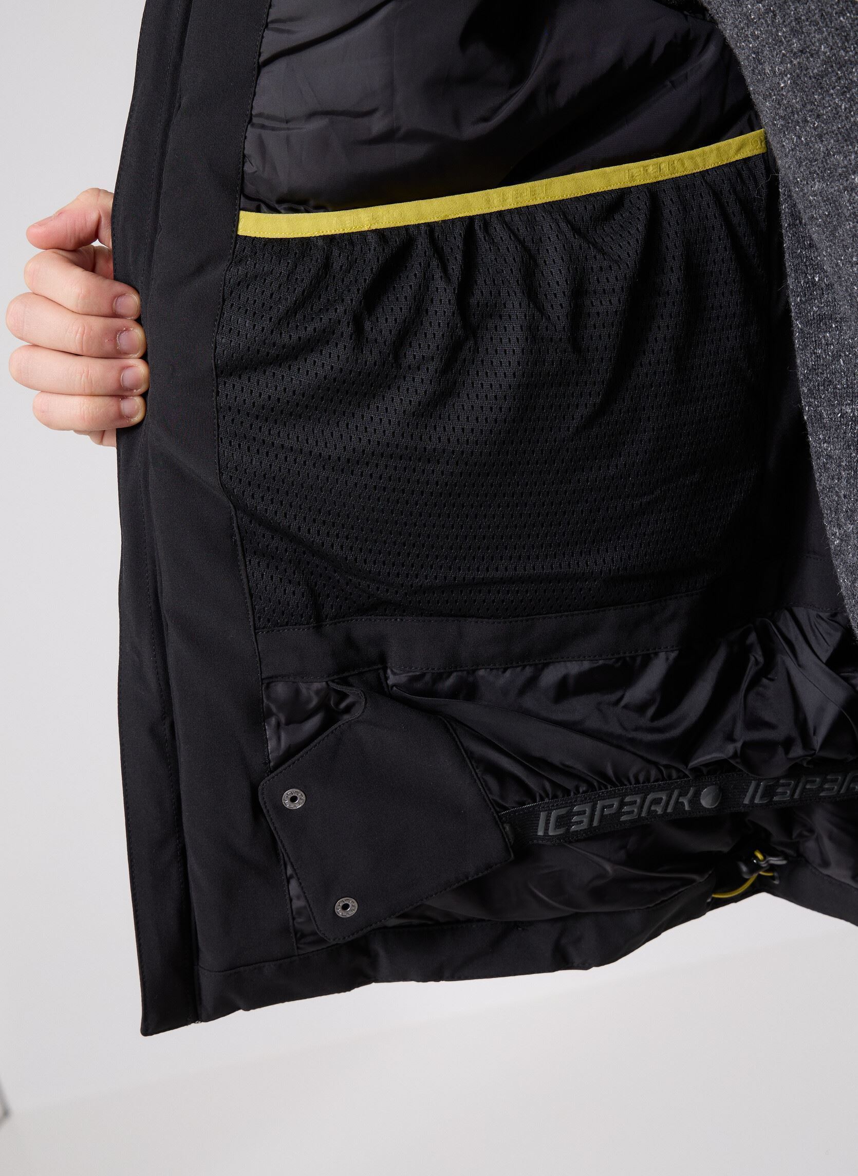 Jassen ICEPEAK EMMET heren zwart Icepeak Jassen ICEPEAK EMMET heren zwart Noir