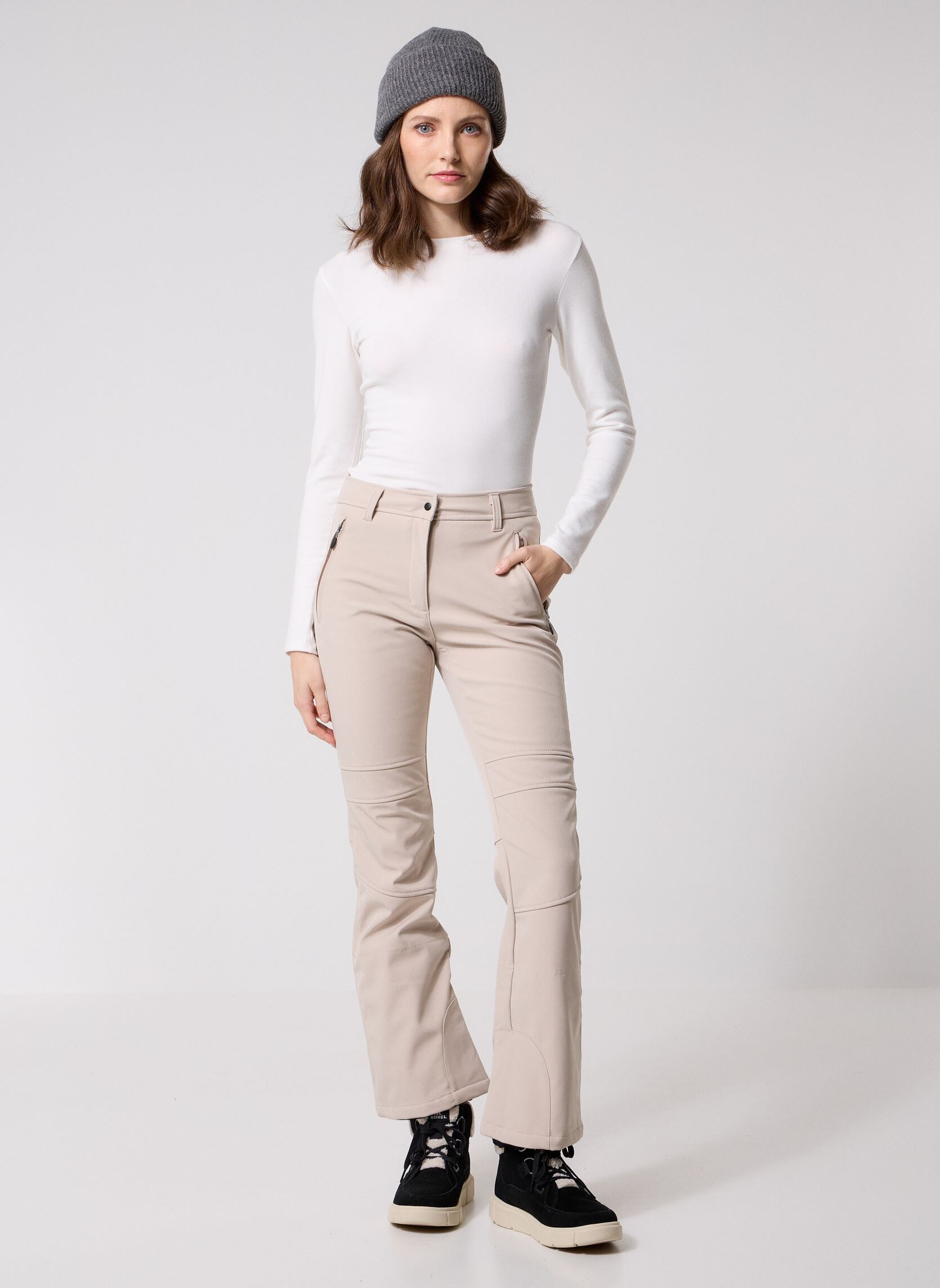 Rechte broeken ICEPEAK ENTIAT dames beige Icepeak Rechte broeken ICEPEAK ENTIAT dames beige Ciment