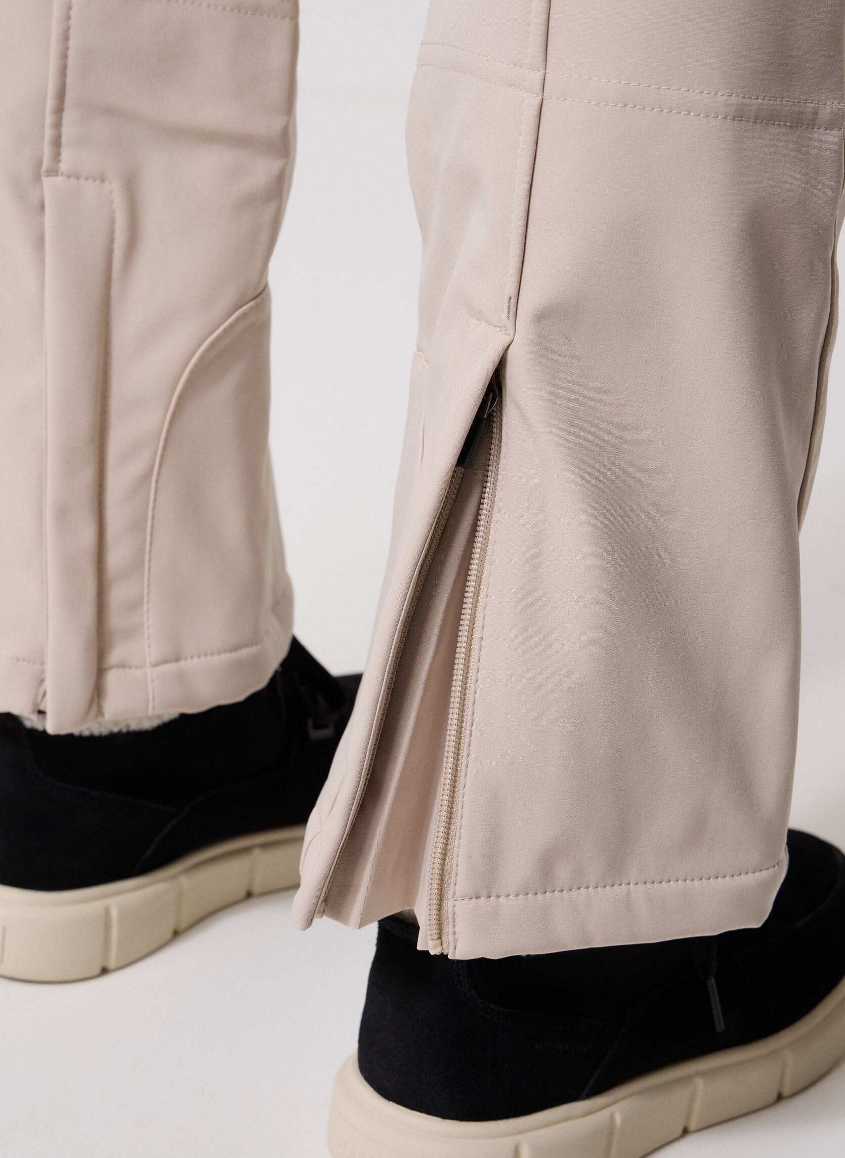 Pantalon Taille Basse beige | Pantalons & Leggings