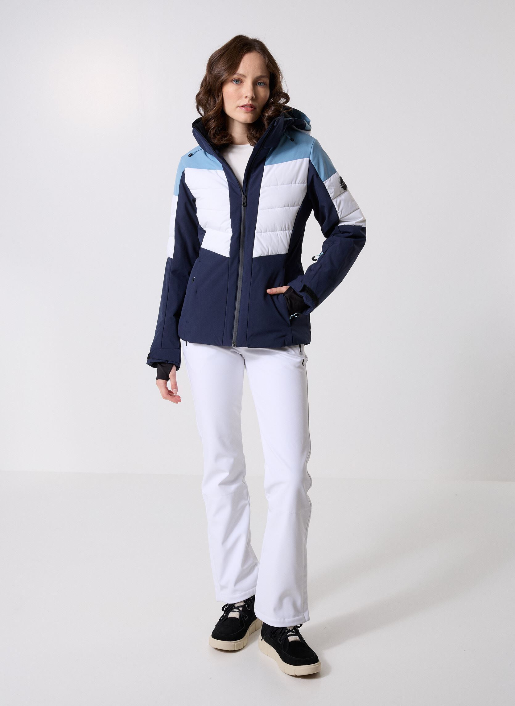 Jassen ICEPEAK FLORALA dames blauw Icepeak Jassen ICEPEAK FLORALA dames blauw BLEU FONCE
