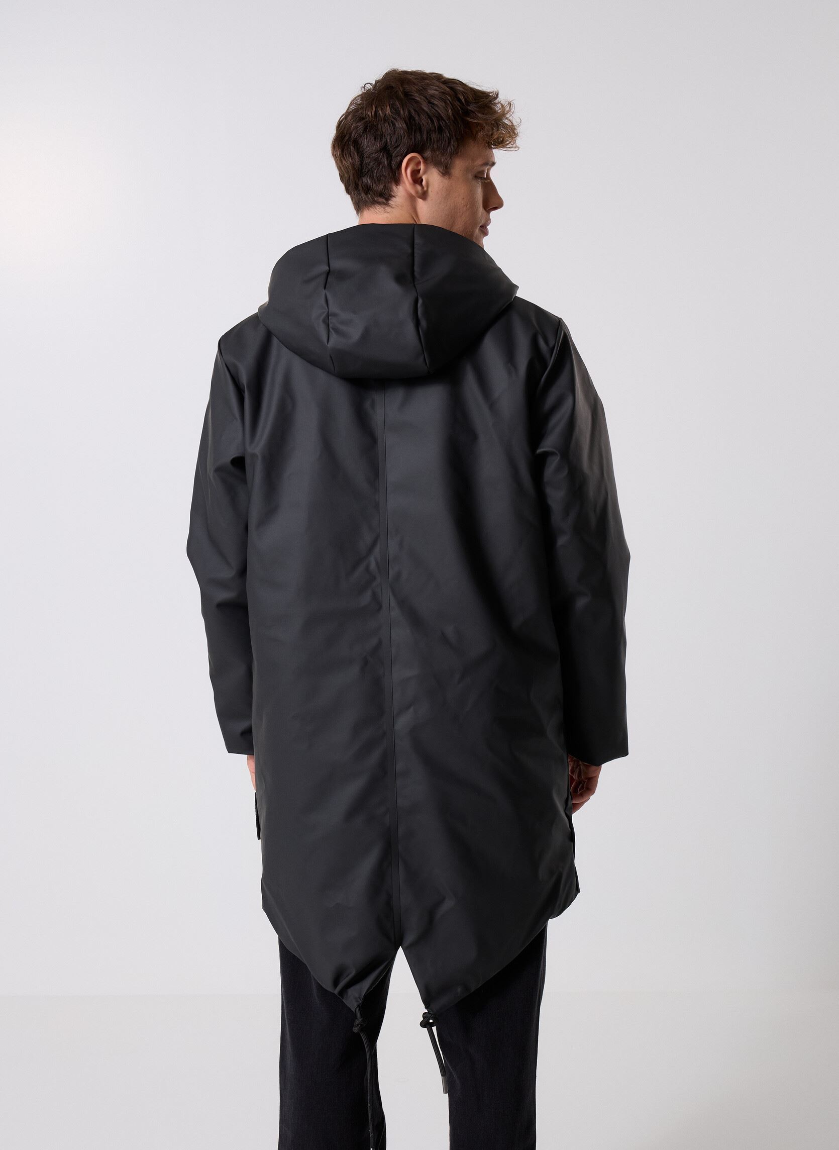 Wasserdichte Jacken Nome Long Parka W3T3 - Unisex M herren schwarz Rains Wasserdichte Jacken Nome Long Parka W3T3 - Unisex M herren schwarz BLACK