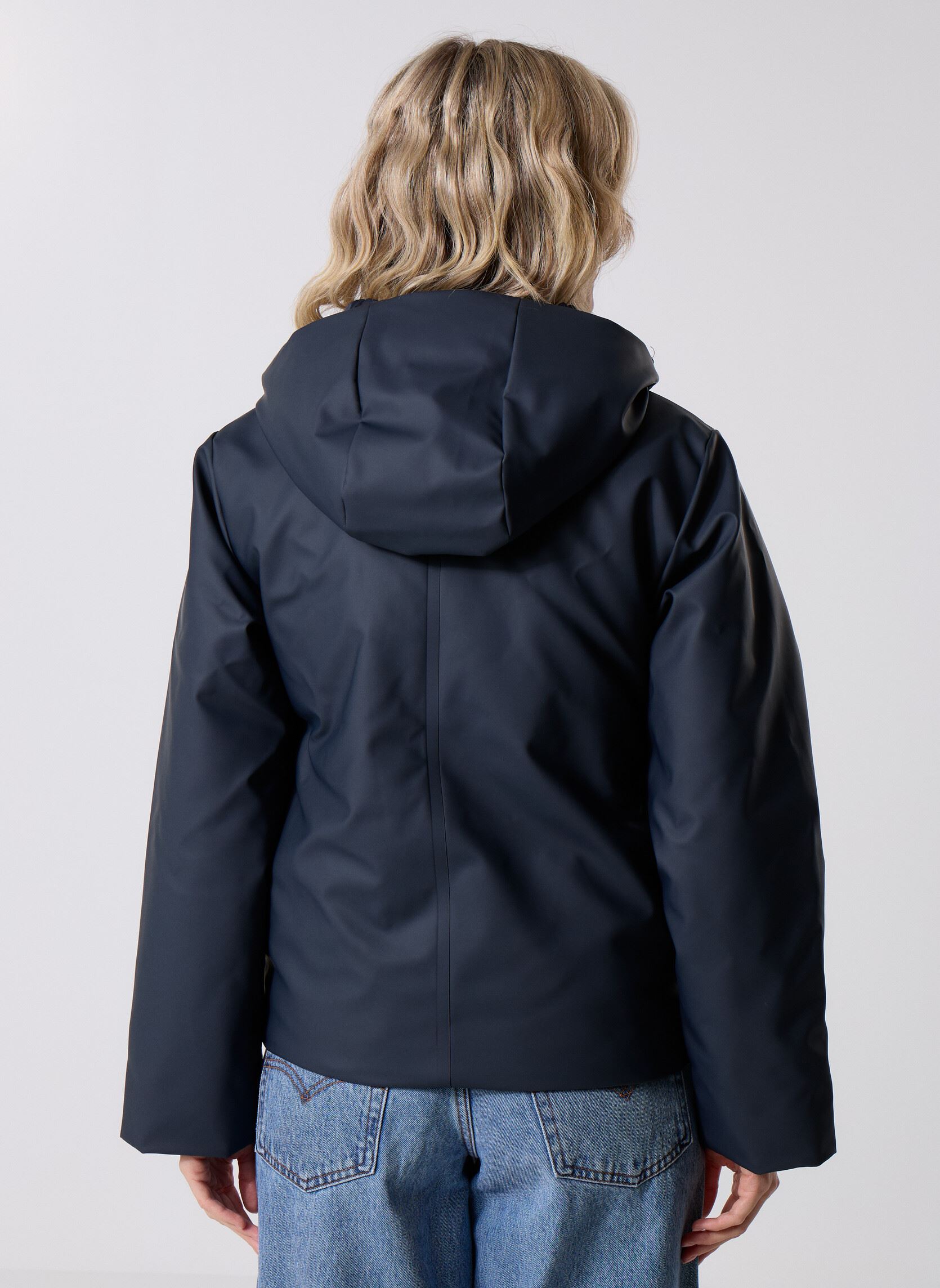 Vestes imperméable Nome Short W Parka W3T3 femme bleu Rains Vestes imperméable Nome Short W Parka W3T3 femme bleu NAVY