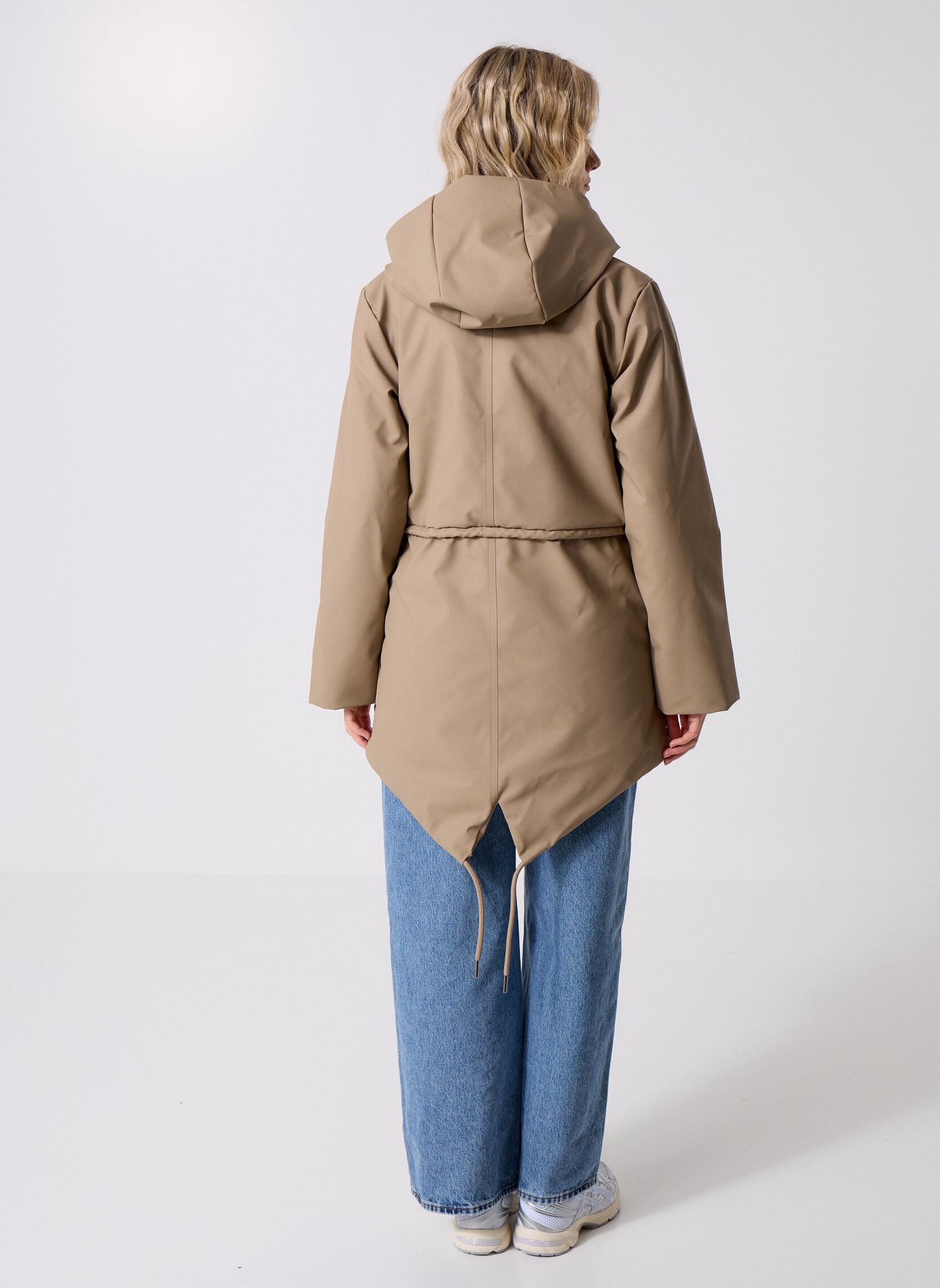 Vestes imperméable Nome String W Parka W3T3 femme beige Rains Vestes imperméable Nome String W Parka W3T3 femme beige BEIGE