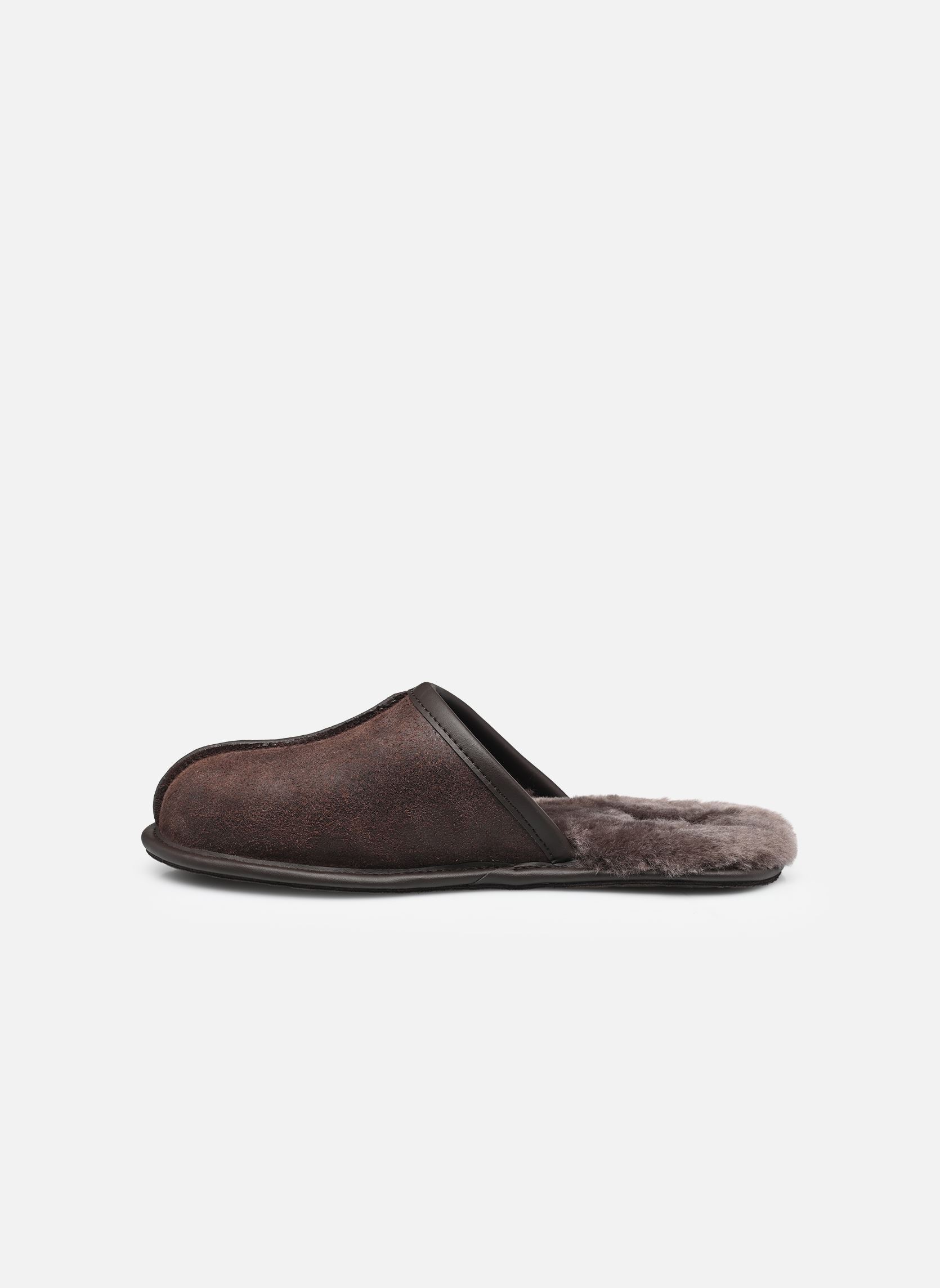 Chaussons M Scuff Leather Distressed homme marron UGG Chaussons M Scuff Leather Distressed homme marron DUSTED COCOA