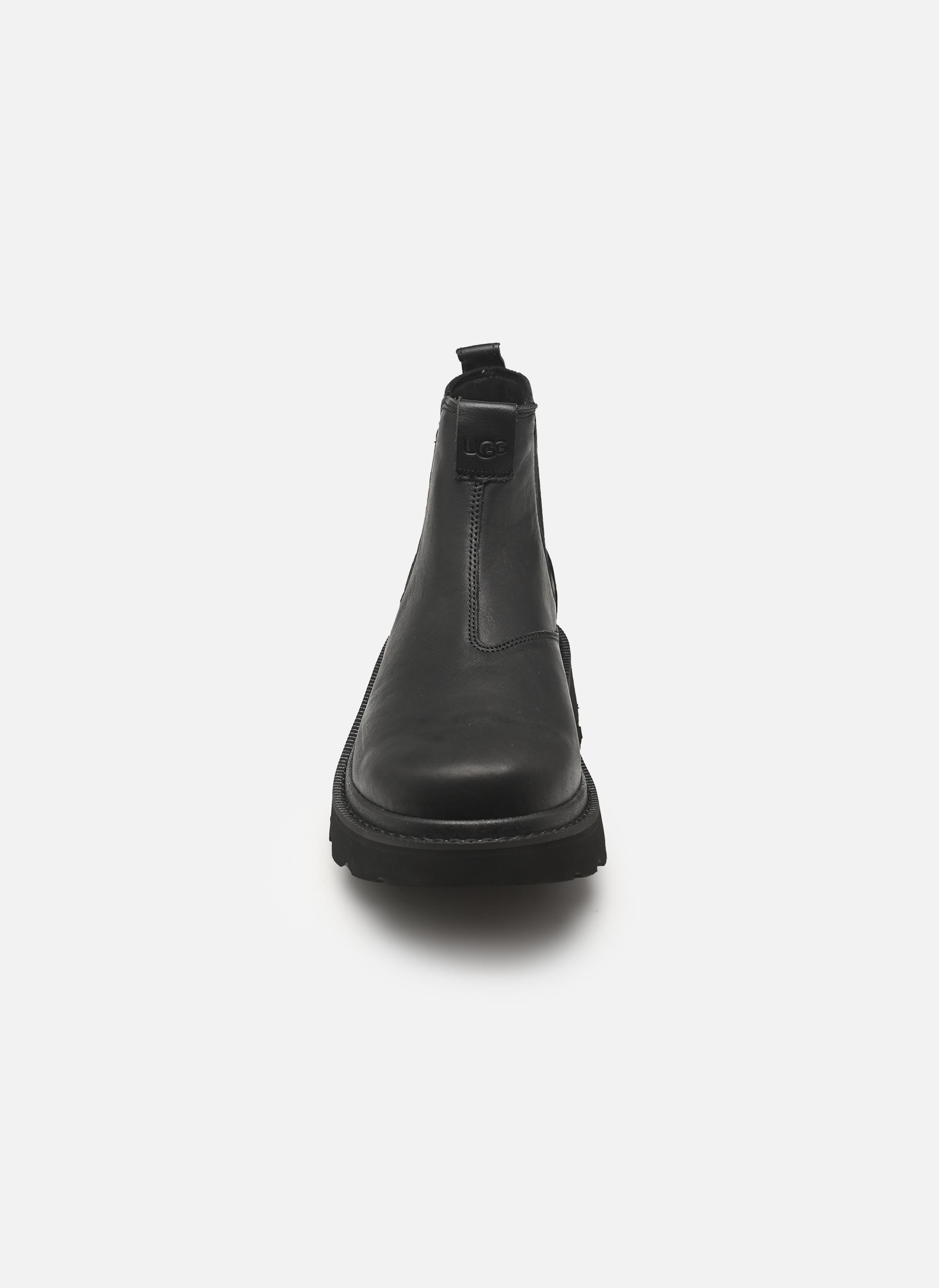 Bottines et bottes M Chelsea Lug Leather homme noir UGG Bottines et bottes M Chelsea Lug Leather homme noir BLACK