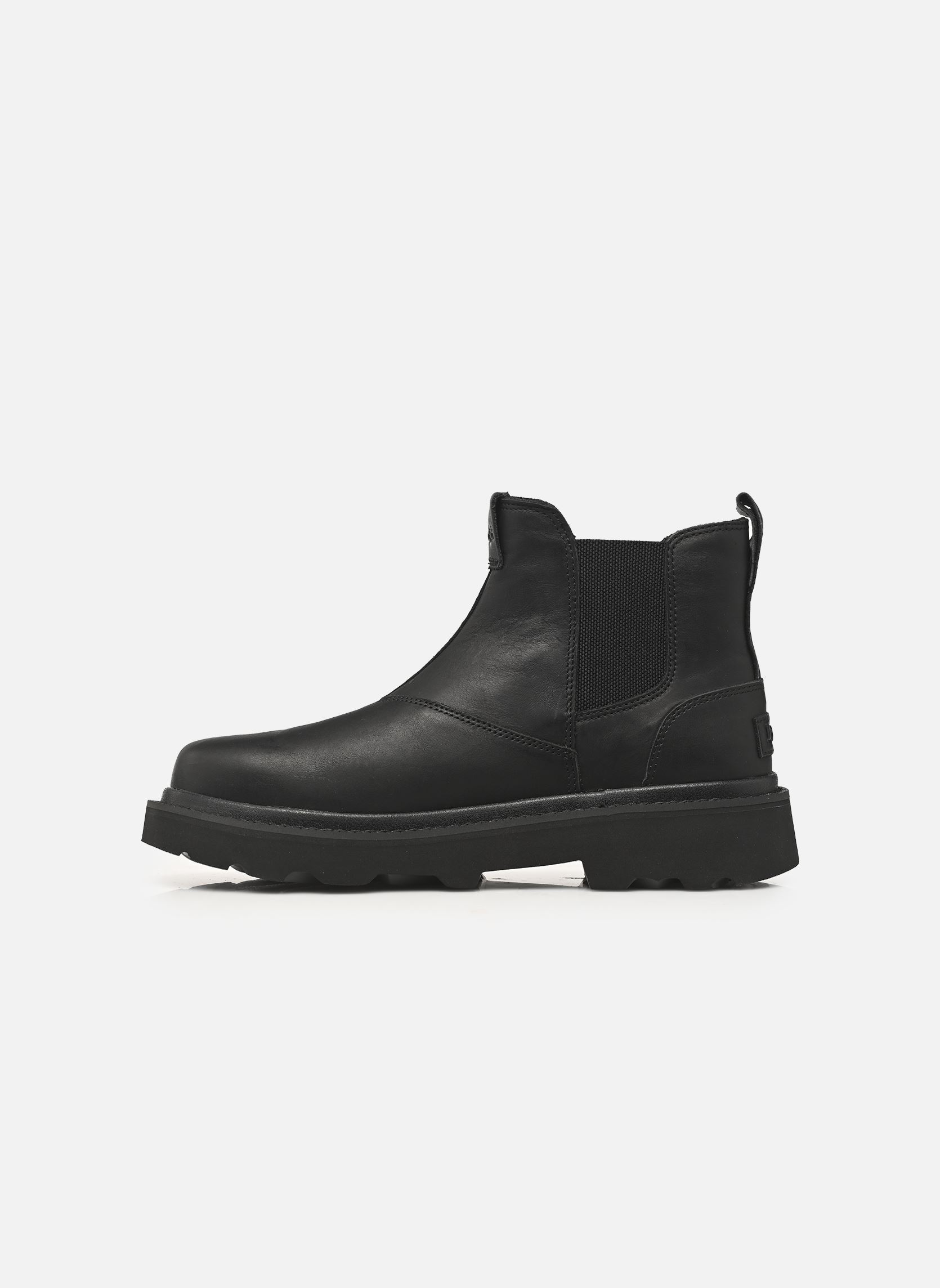 Bottines et bottes M Chelsea Lug Leather homme noir UGG Bottines et bottes M Chelsea Lug Leather homme noir BLACK