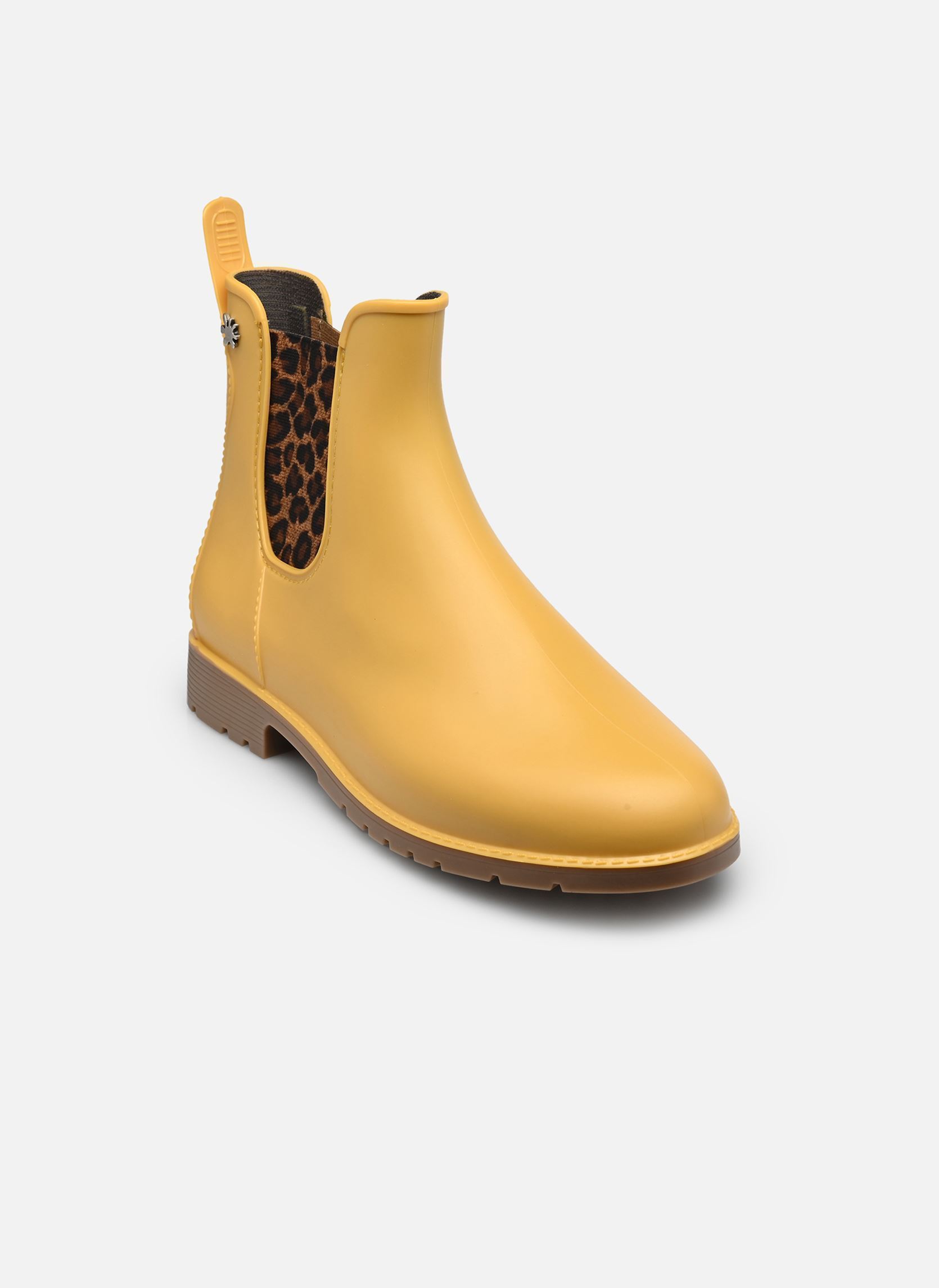 Botines y botas Jumptac mujer amarillo Méduse Botines y botas Jumptac mujer amarillo Mais/Crepe