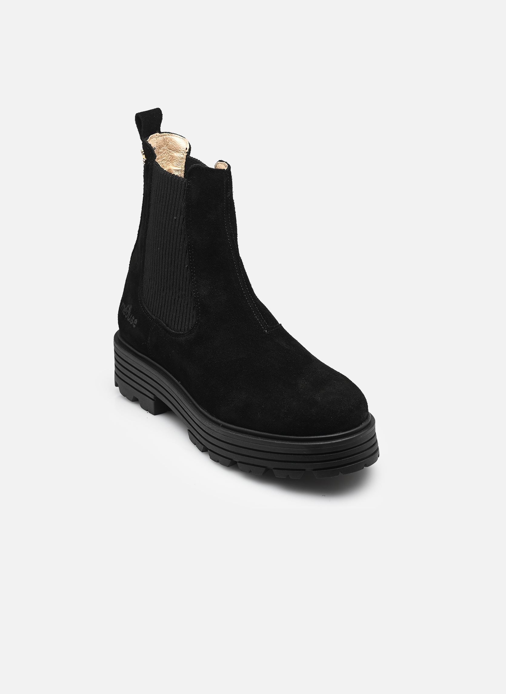 Bottines et boots Salvador femme noir Méduse Bottines et boots Salvador femme noir Noir