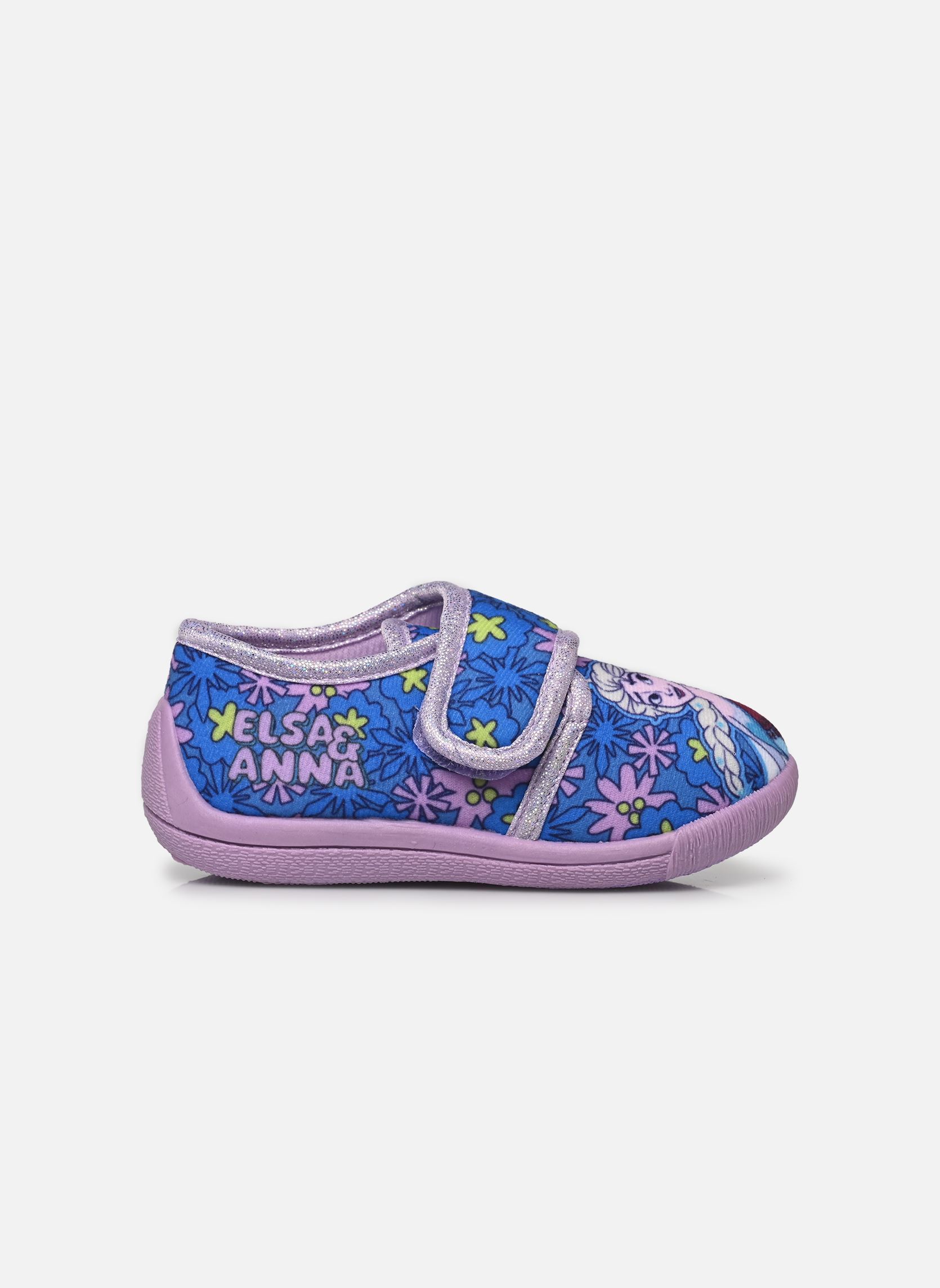 Chaussons Chausson Reine des Neiges fille multicolore Leomil Chaussons Chausson Reine des Neiges fille multicolore N71 BLUE/LILAC