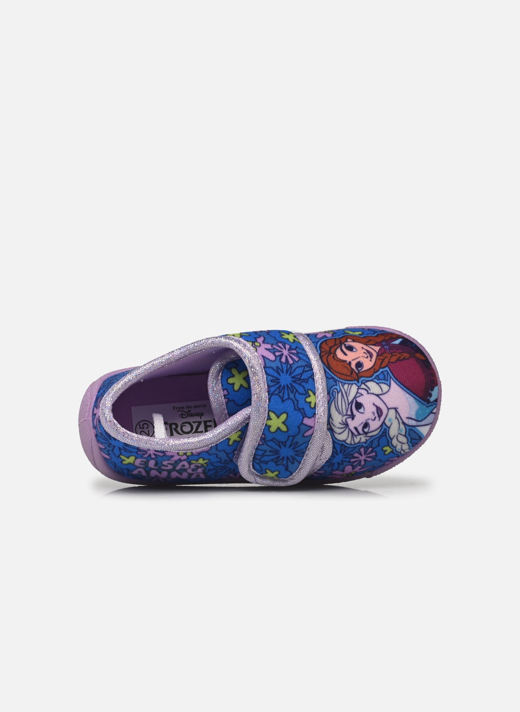 Chaussons Chausson Reine des Neiges fille multicolore Leomil Chaussons Chausson Reine des Neiges fille multicolore N71 BLUE/LILAC