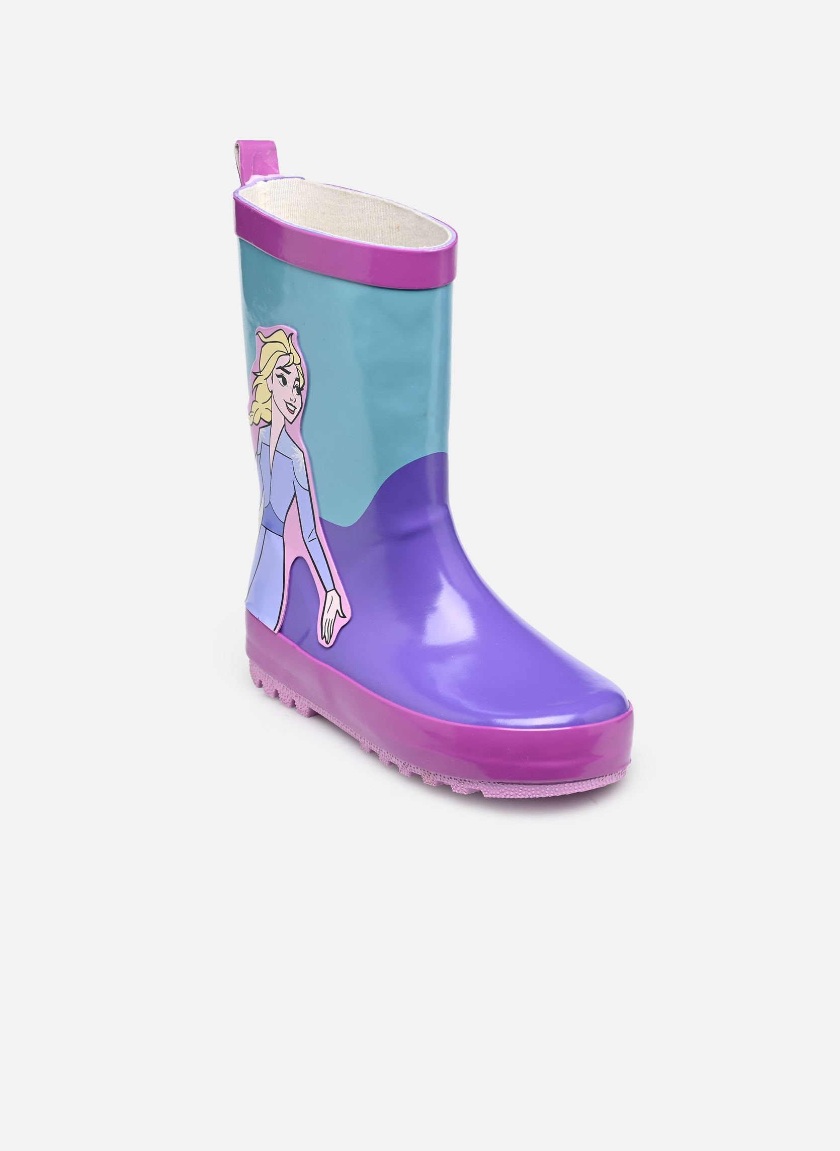 Gummistiefel Botte de pluie Reine des Neiges mädchen mehrfarbig Leomil Gummistiefel Botte de pluie Reine des Neiges mädchen mehrfarbig U53 PURPLE/TURKISH BLUE