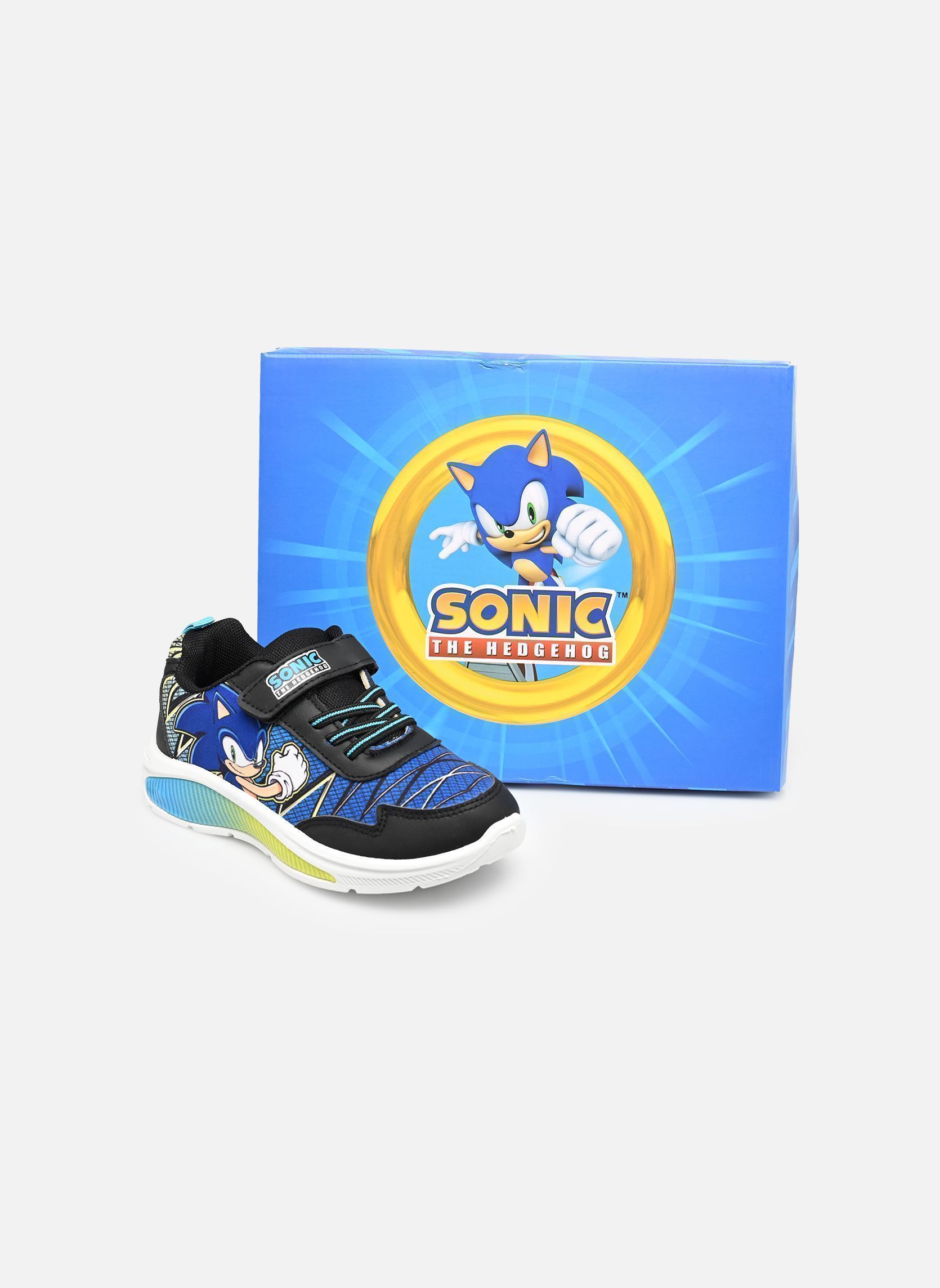 Sneakers Basket Sonic jongens meerkleurig Leomil Sneakers Basket Sonic jongens meerkleurig 538 BLACK/GREEN