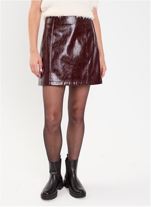 Cache Cache Jupes mi-longues JUSIMISHINE femme violet