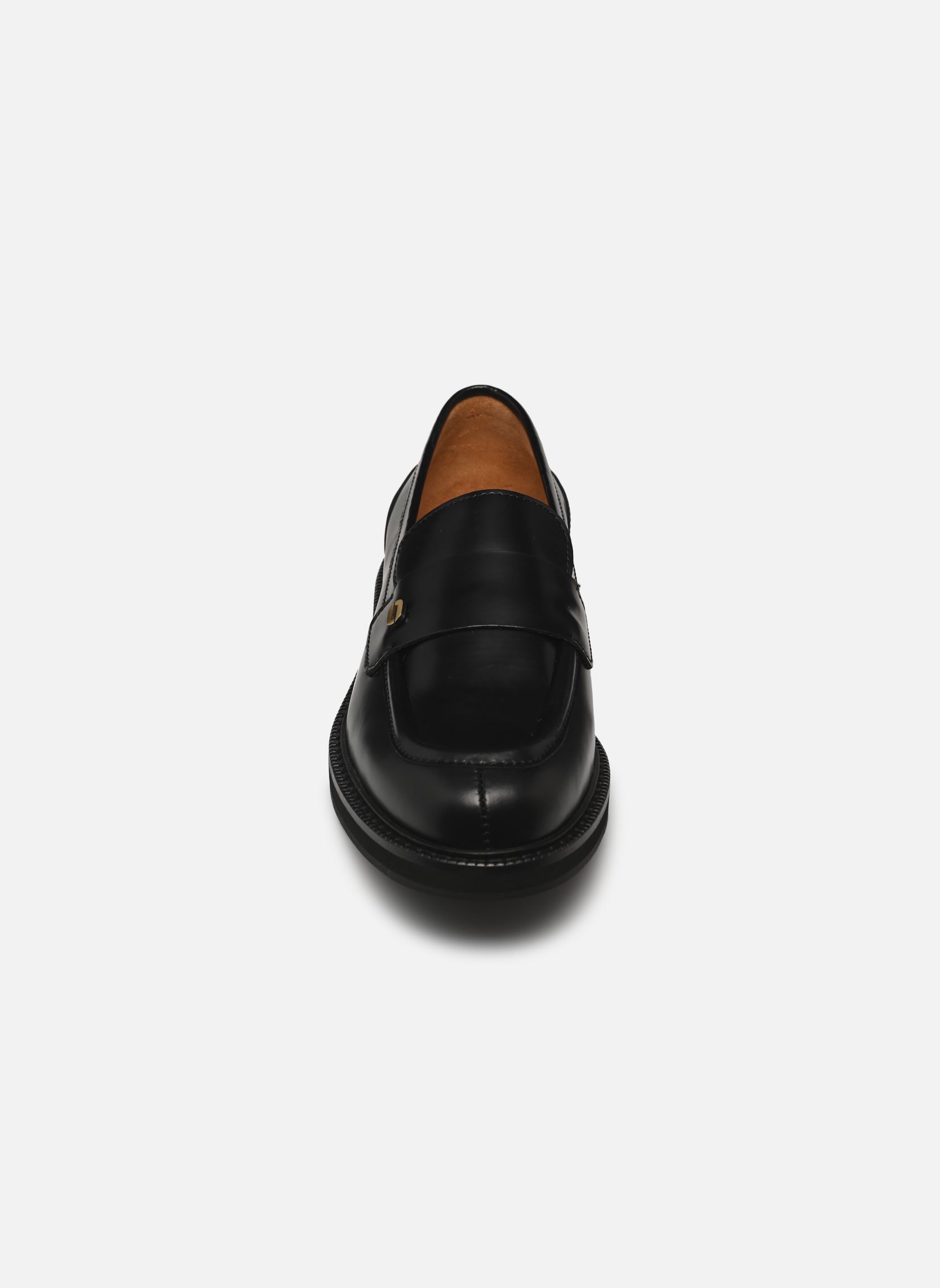 Mocassins MARJORIE femme noir Odaje Mocassins MARJORIE femme noir CUIR BOX NOIR