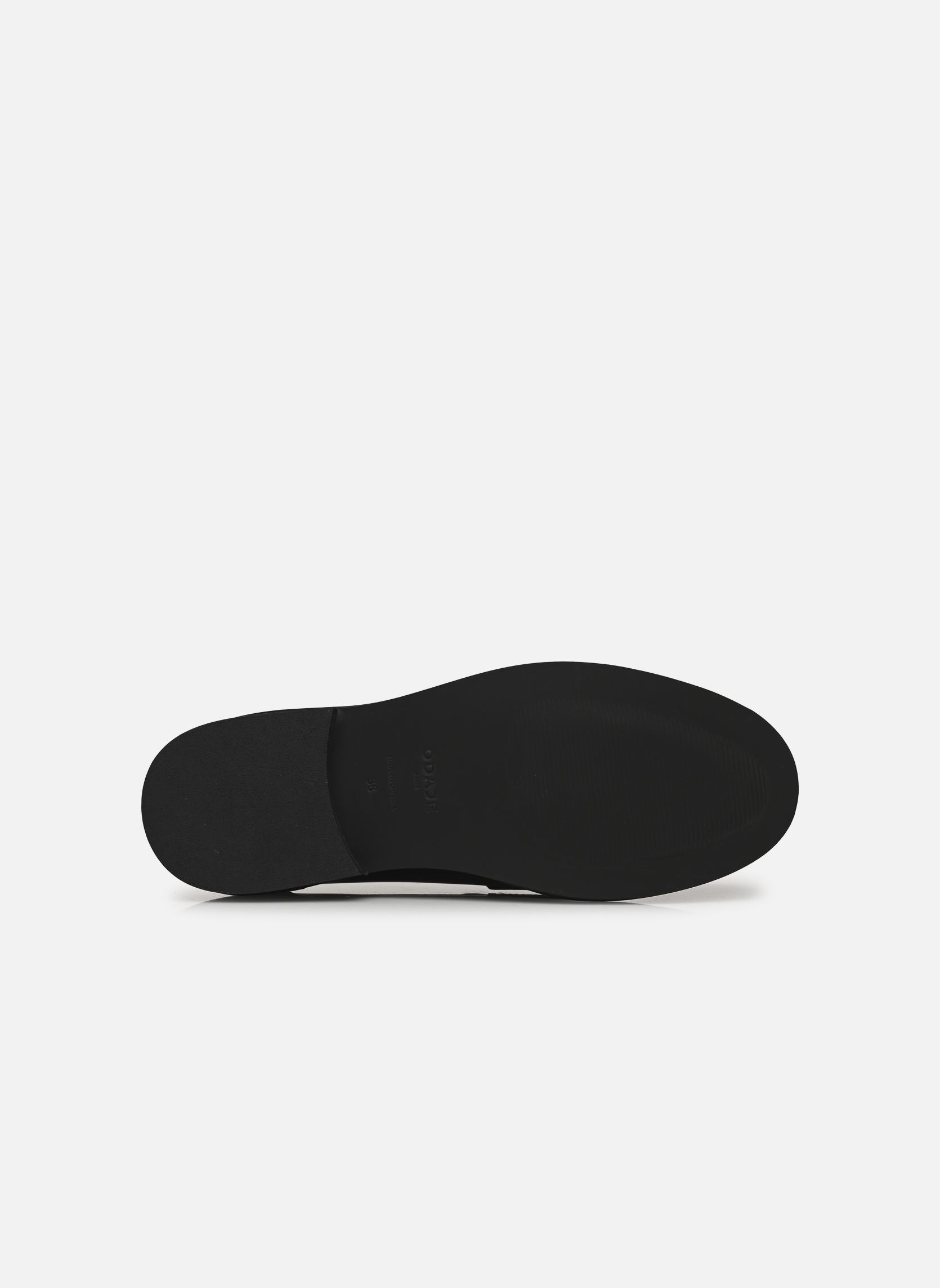 Mocassins MARJORIE femme noir Odaje Mocassins MARJORIE femme noir CUIR BOX NOIR