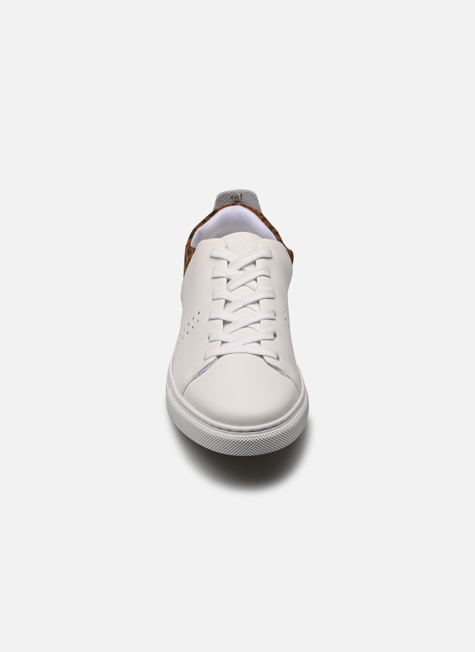Baskets basses RENÉE femme marron Odaje Baskets basses RENÉE femme marron BLANC ET LÉOPARD