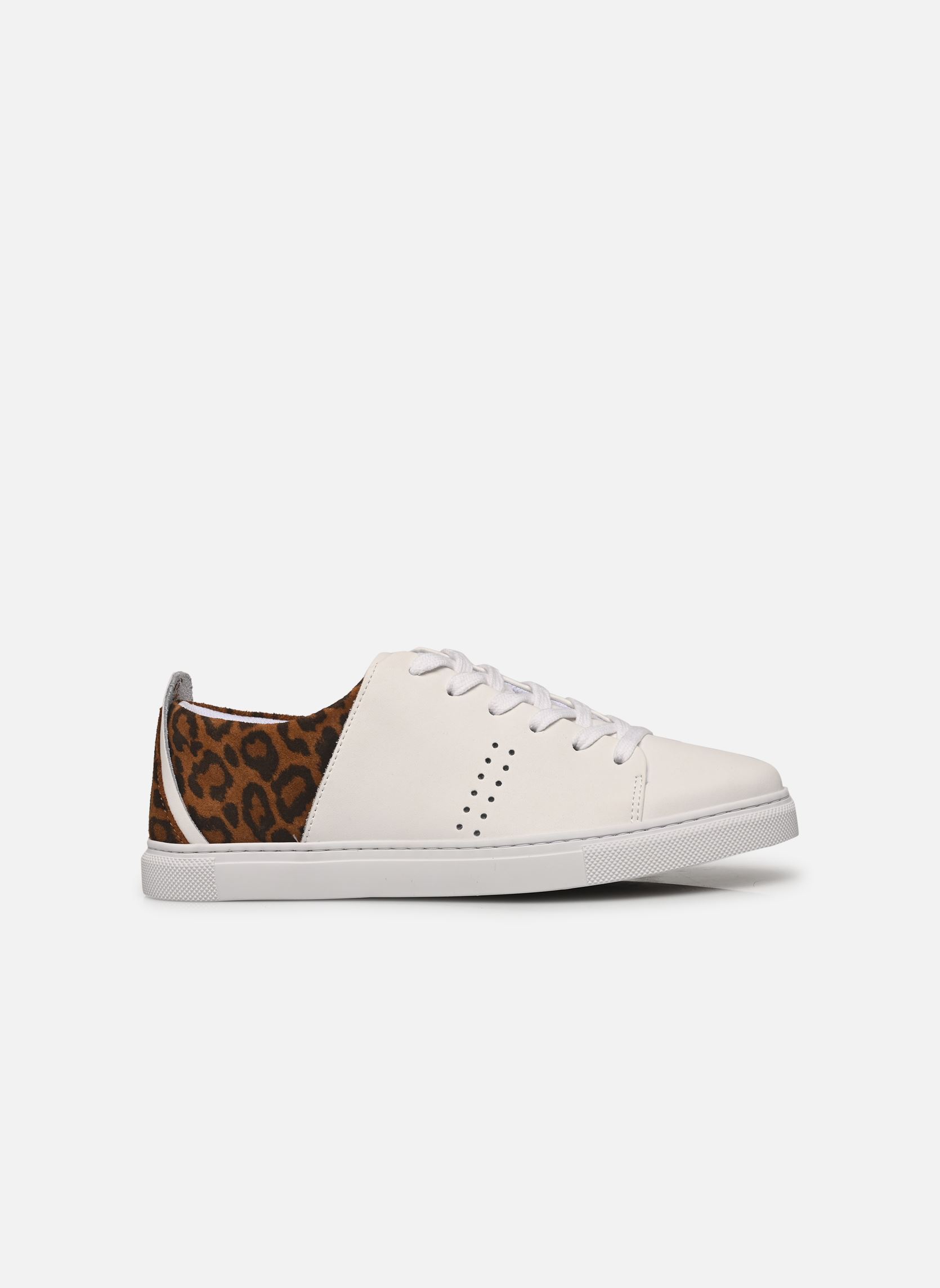 Baskets basses RENÉE femme marron Odaje Baskets basses RENÉE femme marron BLANC ET LÉOPARD