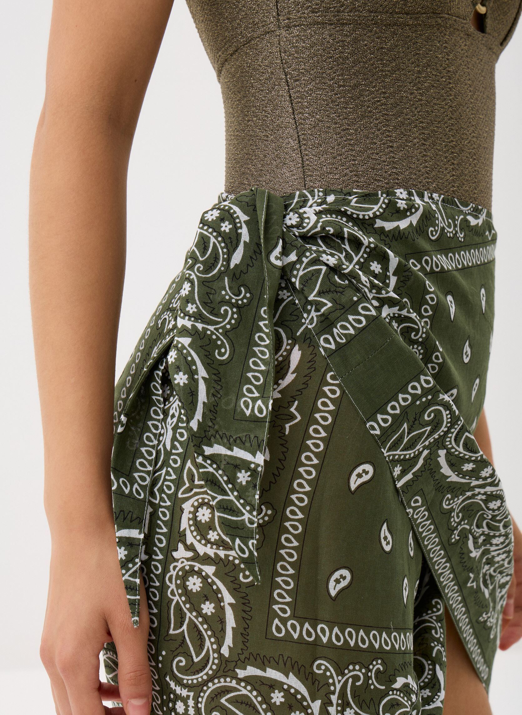 Jupes courtes Bandana Kaki Sharong Pareo femme vert Arizona Love Jupes courtes Bandana Kaki Sharong Pareo femme vert KAKI