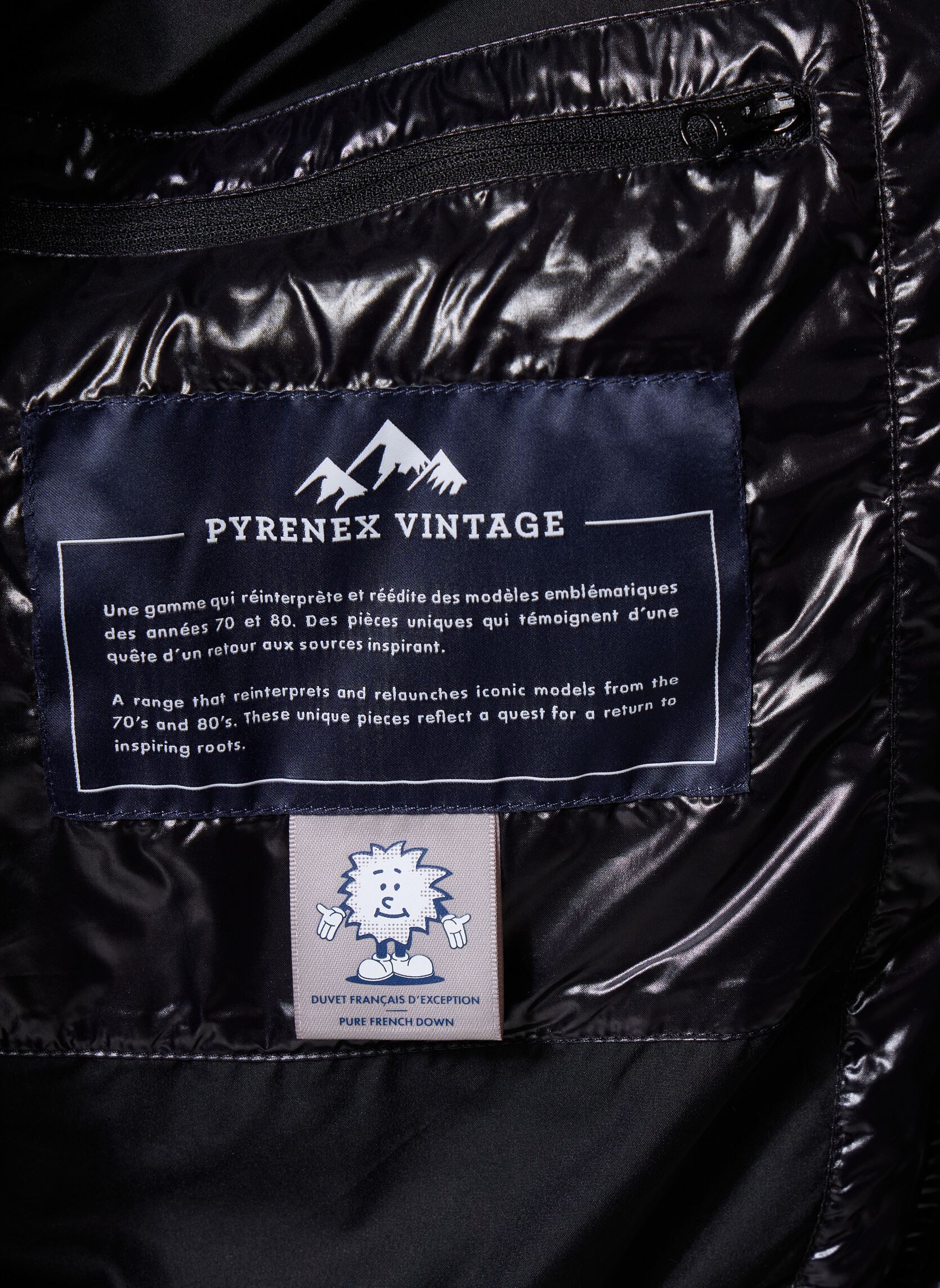 Daunenjacken VINTAGE MYTHIC schwarz Pyrenex Daunenjacken VINTAGE MYTHIC schwarz BLACK