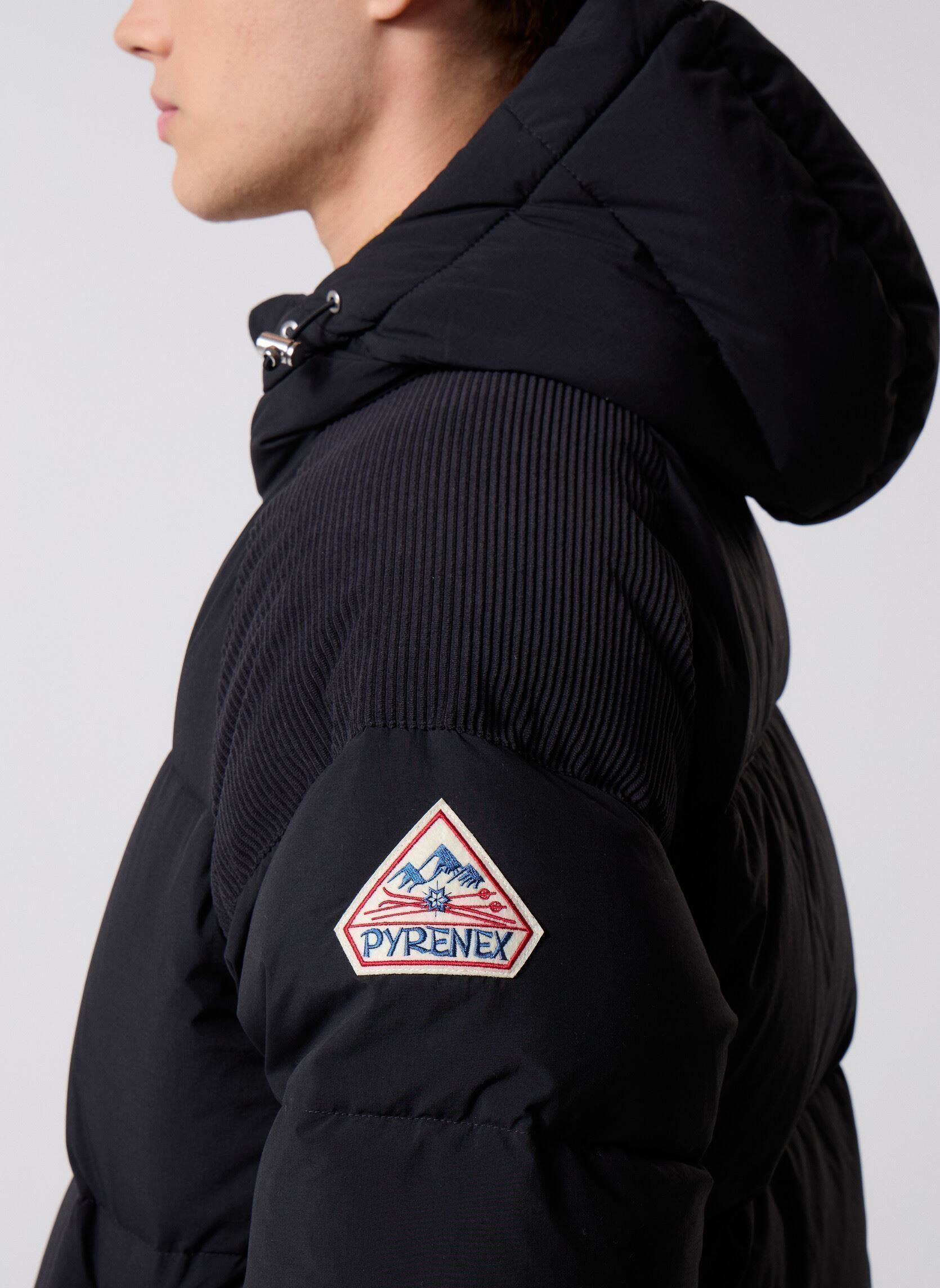 Gewatteerde jassen RETRO STEN heren zwart Pyrenex Gewatteerde jassen RETRO STEN heren zwart Black