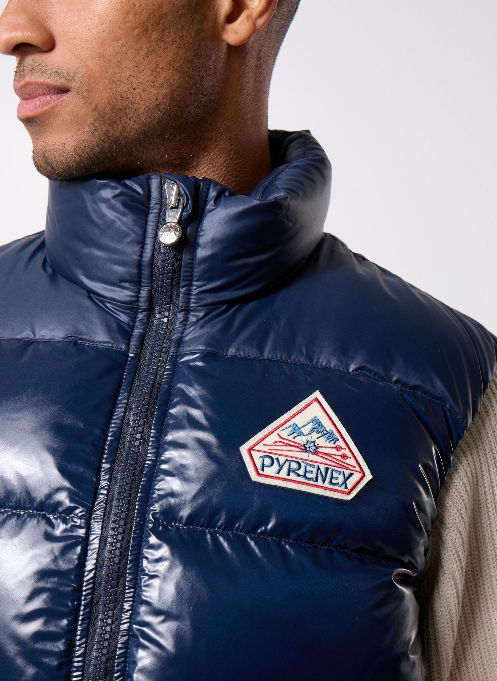 Doudounes sans manches JOHN M homme bleu Pyrenex Doudounes sans manches JOHN M homme bleu Amiral