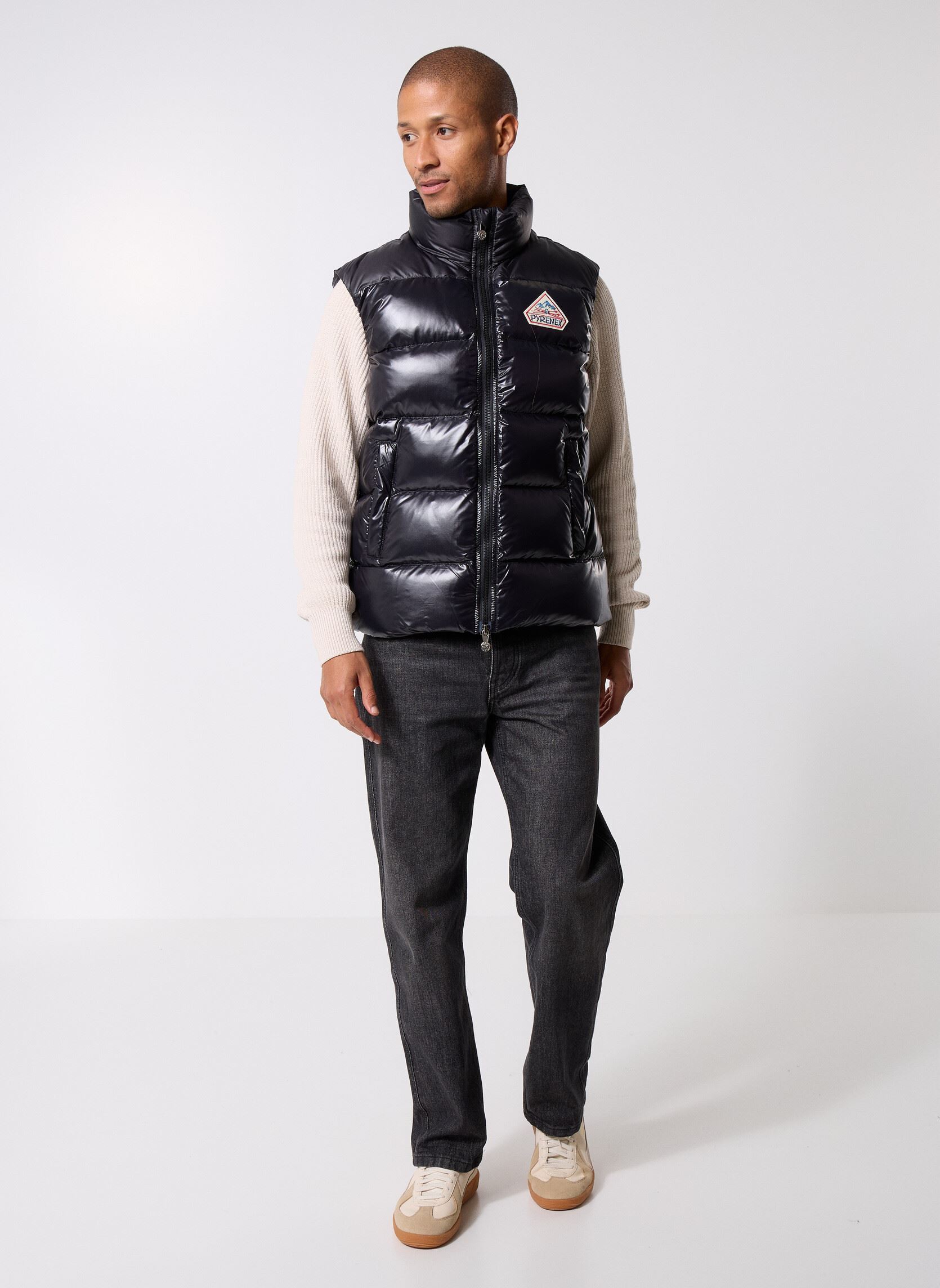 Daunenwesten JOHN M herren schwarz Pyrenex Daunenwesten JOHN M herren schwarz BLACK