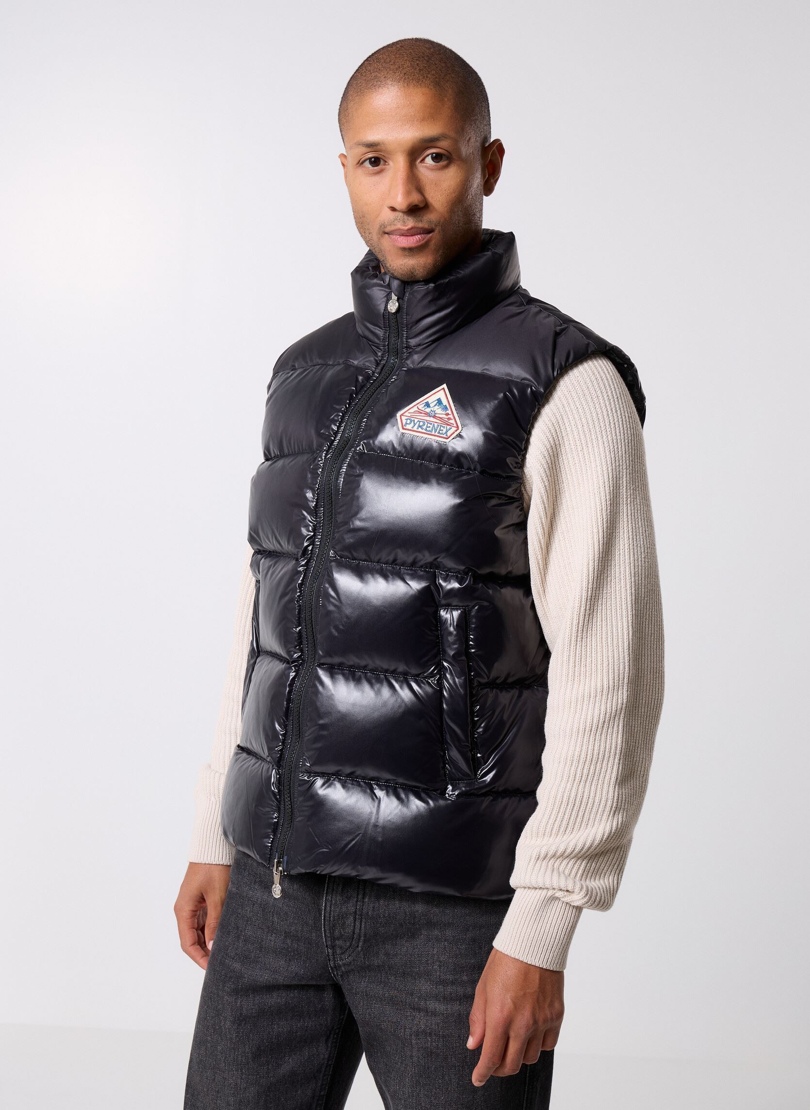 Daunenwesten JOHN M herren schwarz Pyrenex Daunenwesten JOHN M herren schwarz BLACK