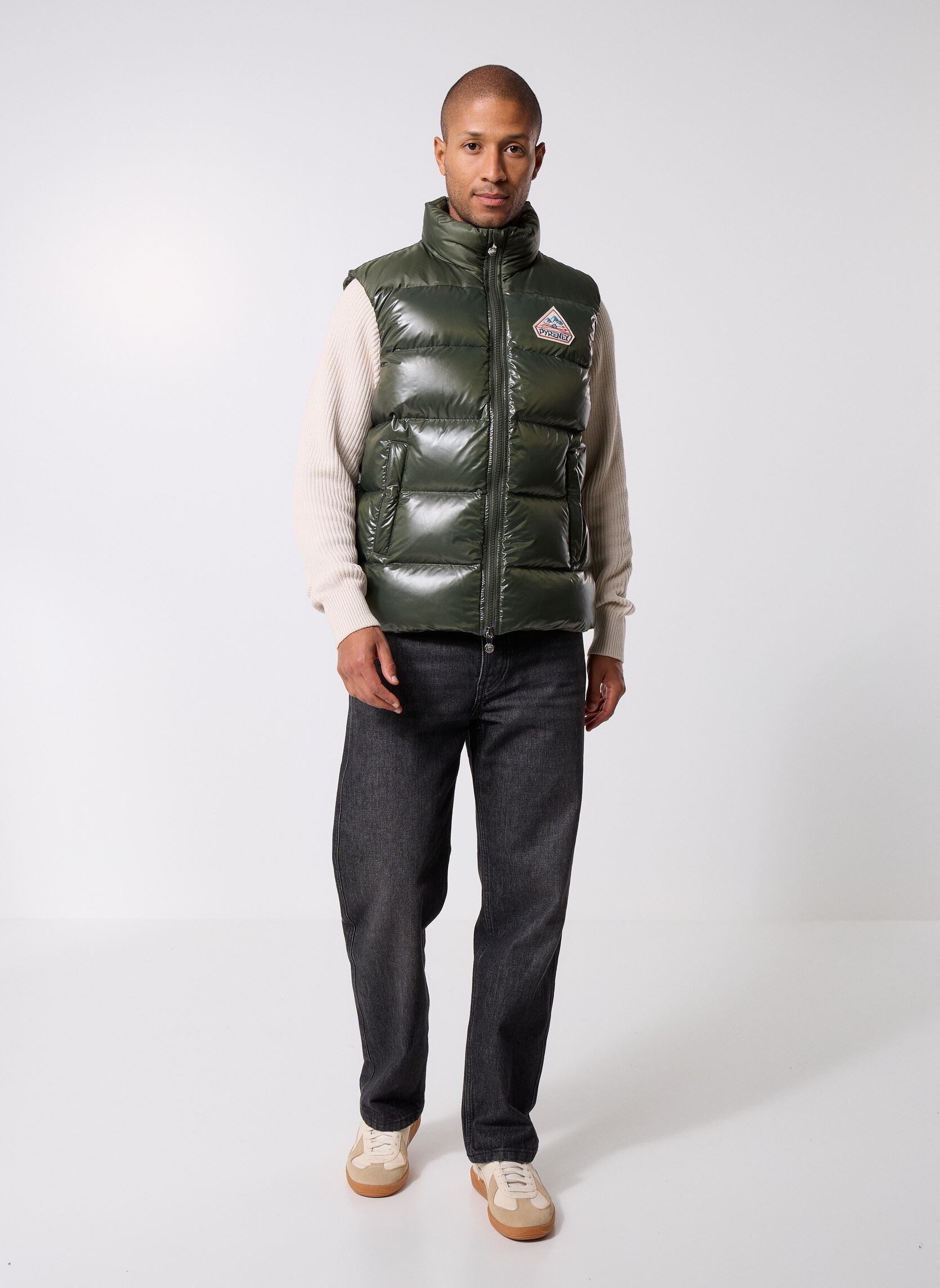 Doudounes sans manches JOHN M homme vert Pyrenex Doudounes sans manches JOHN M homme vert Deep Khaki