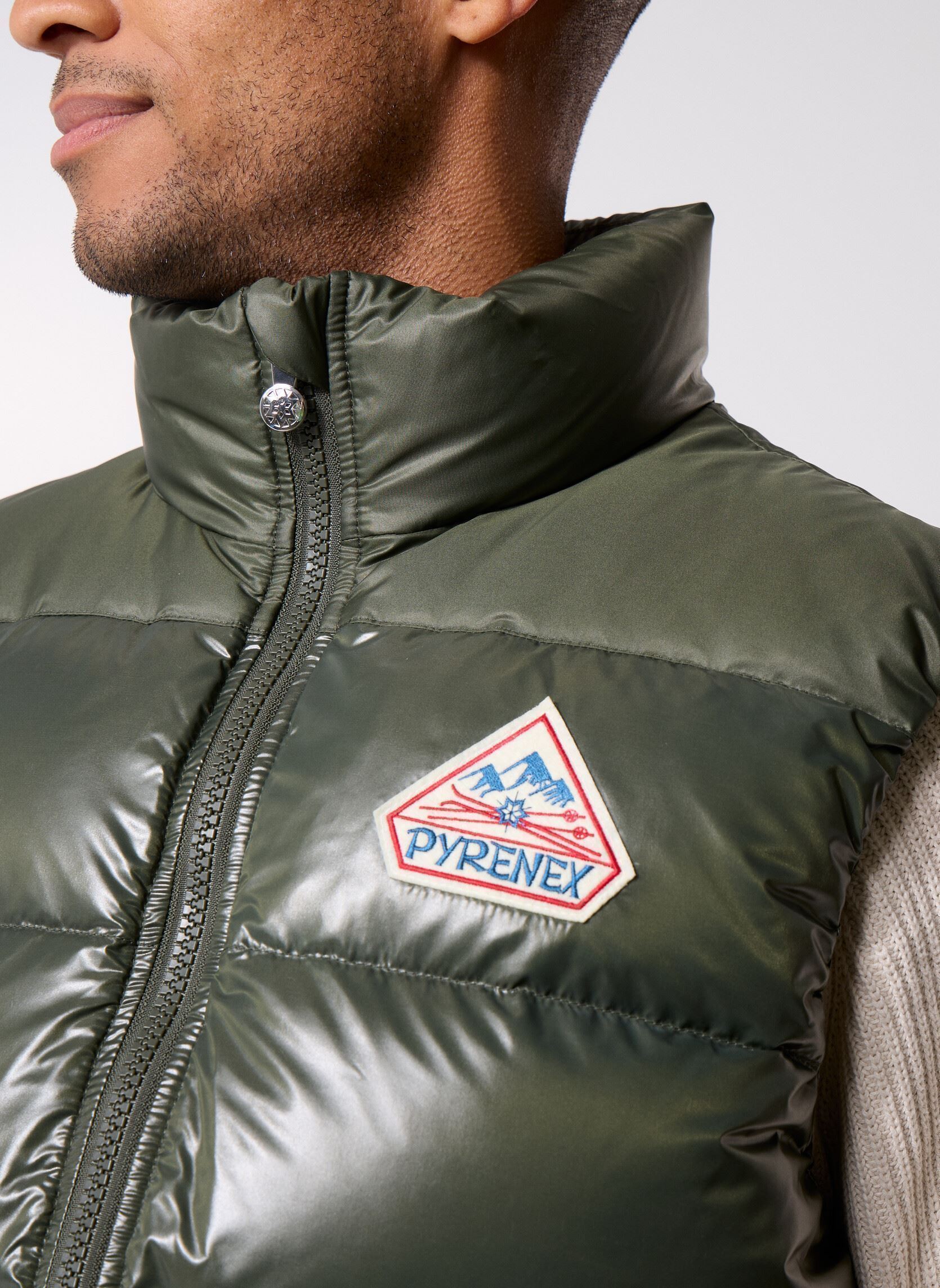 Doudounes sans manches JOHN M homme vert Pyrenex Doudounes sans manches JOHN M homme vert Deep Khaki