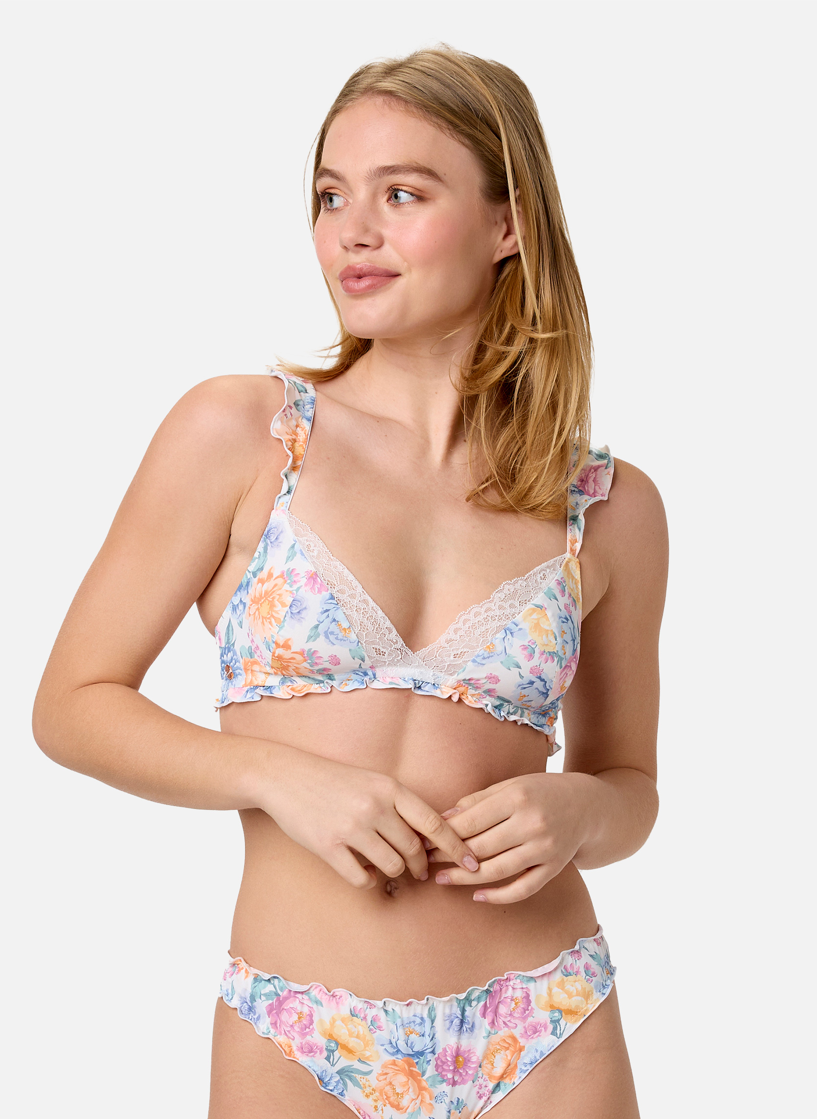 Brassières Soutien-gorge souple ivoire Jardin femme blanc Brigitte Bardot Brassières Soutien-gorge souple ivoire Jardin femme blanc Blanc