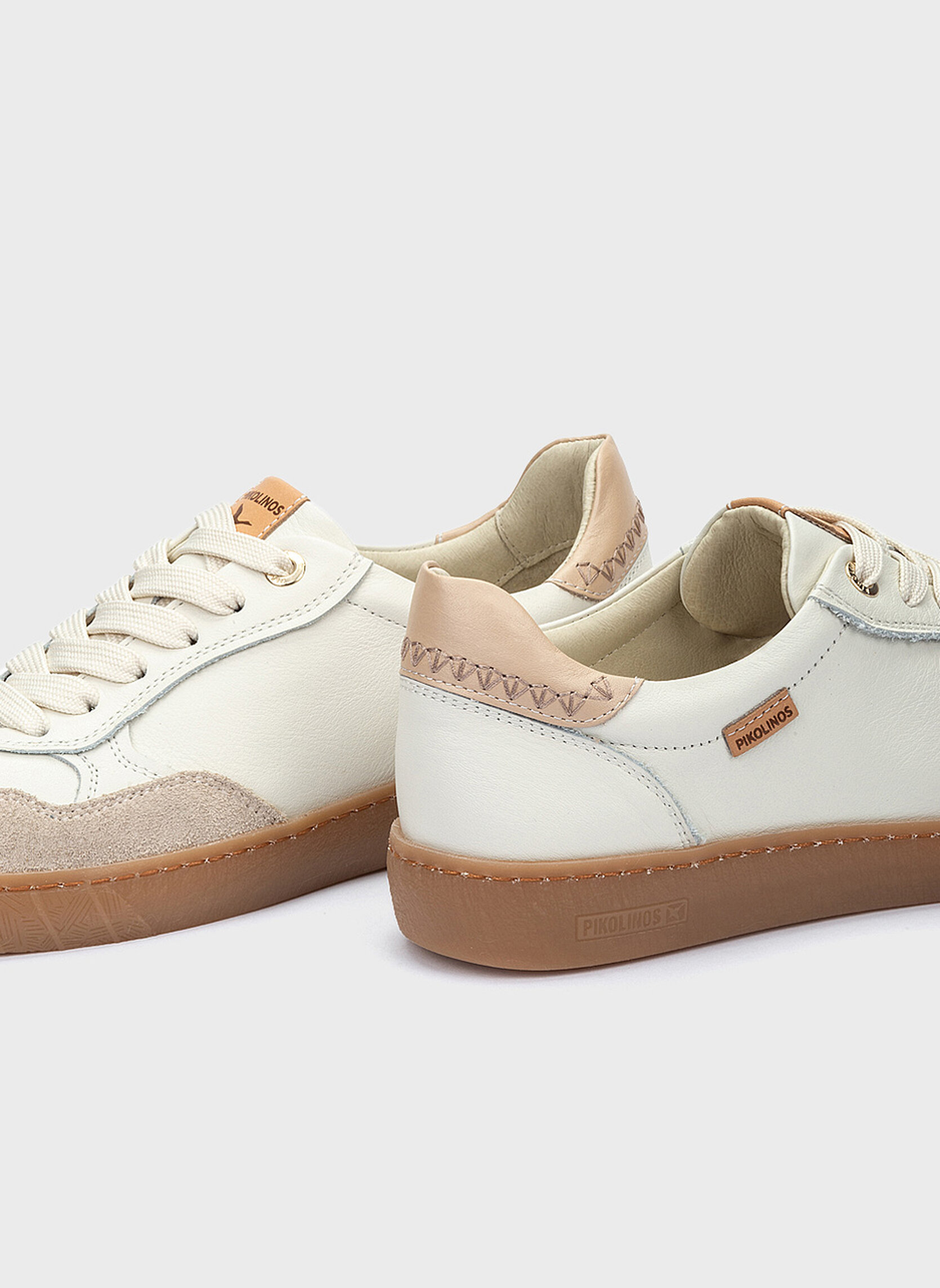 Baskets basses LANZAROTE femme blanc Pikolinos Baskets basses LANZAROTE femme blanc Blanc