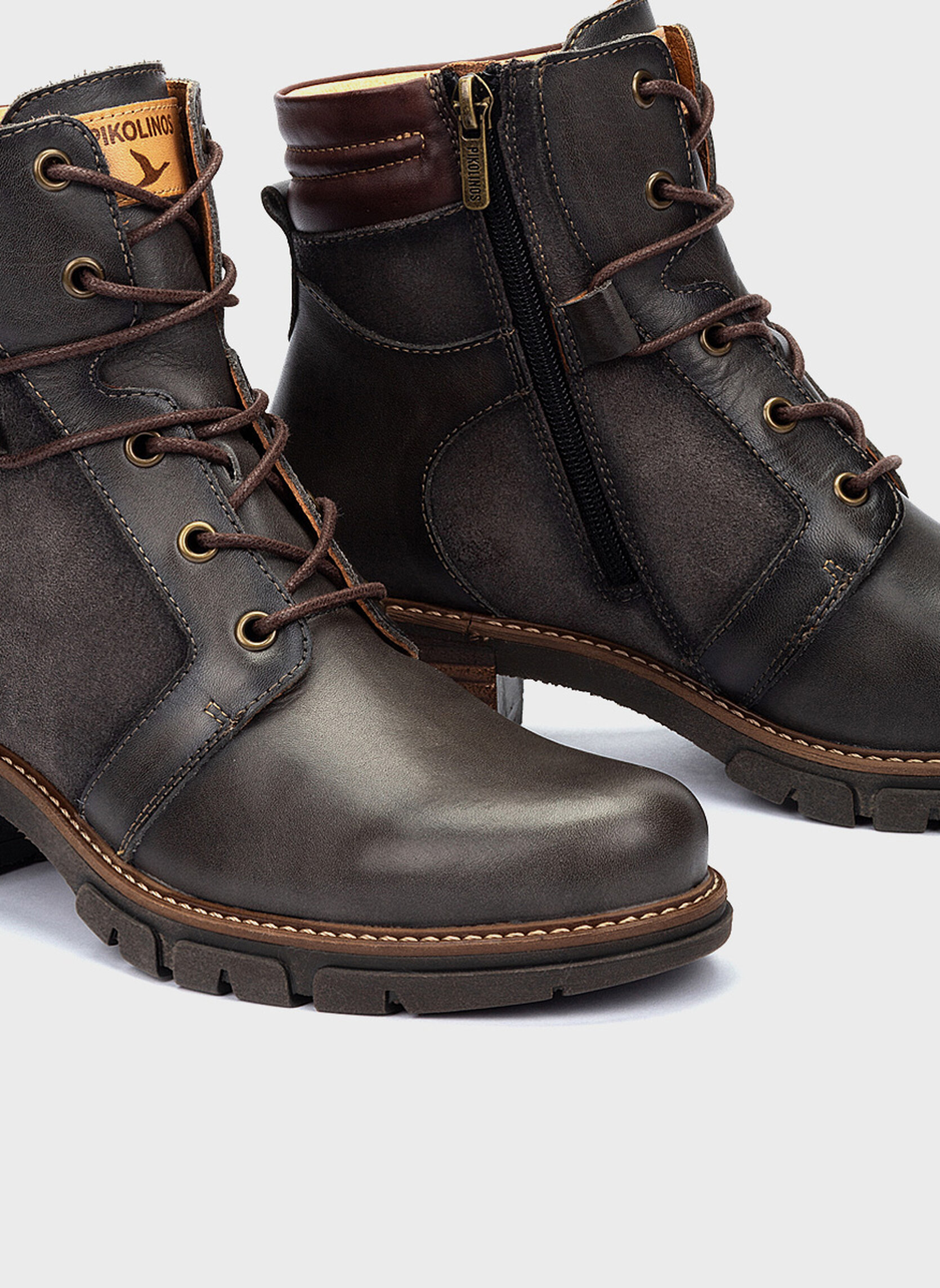 Bottines basses SAN SEBASTIA femme gris Pikolinos Bottines basses SAN SEBASTIA femme gris Gris foncé