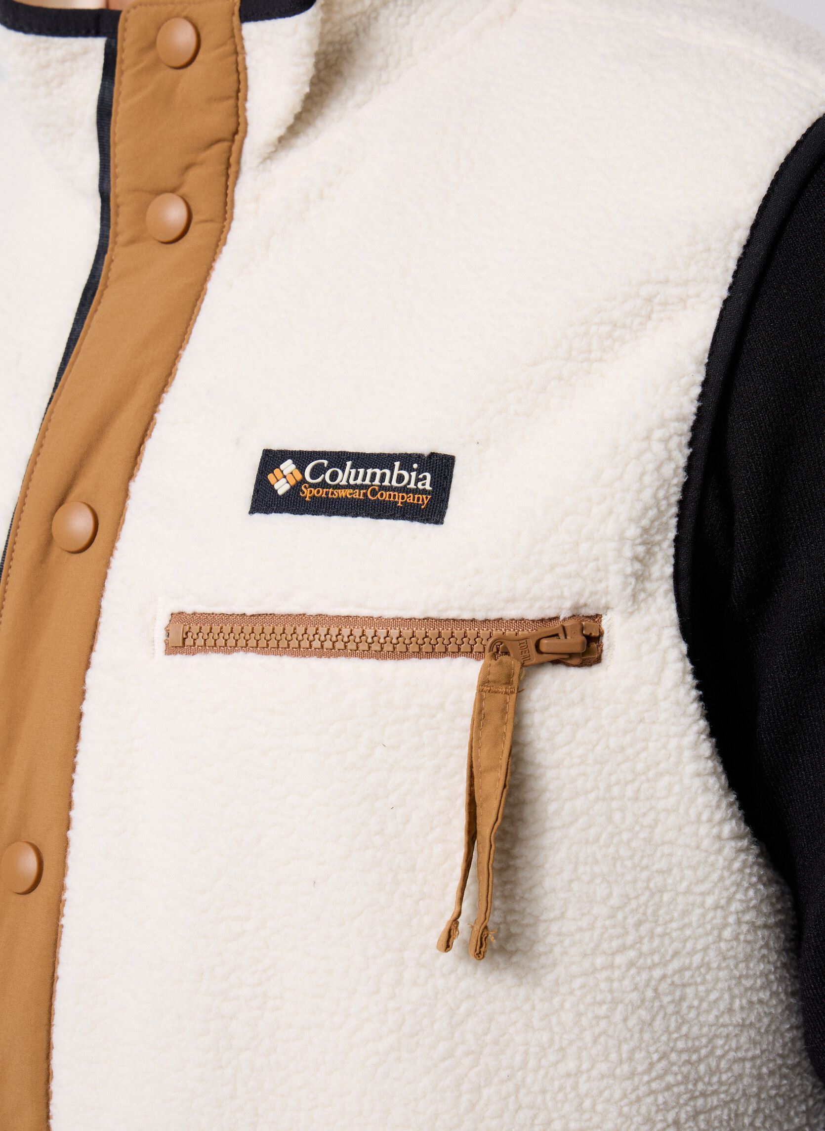 Pulls polaires Helvetia II Vest homme beige Columbia Pulls polaires Helvetia II Vest homme beige CHALK