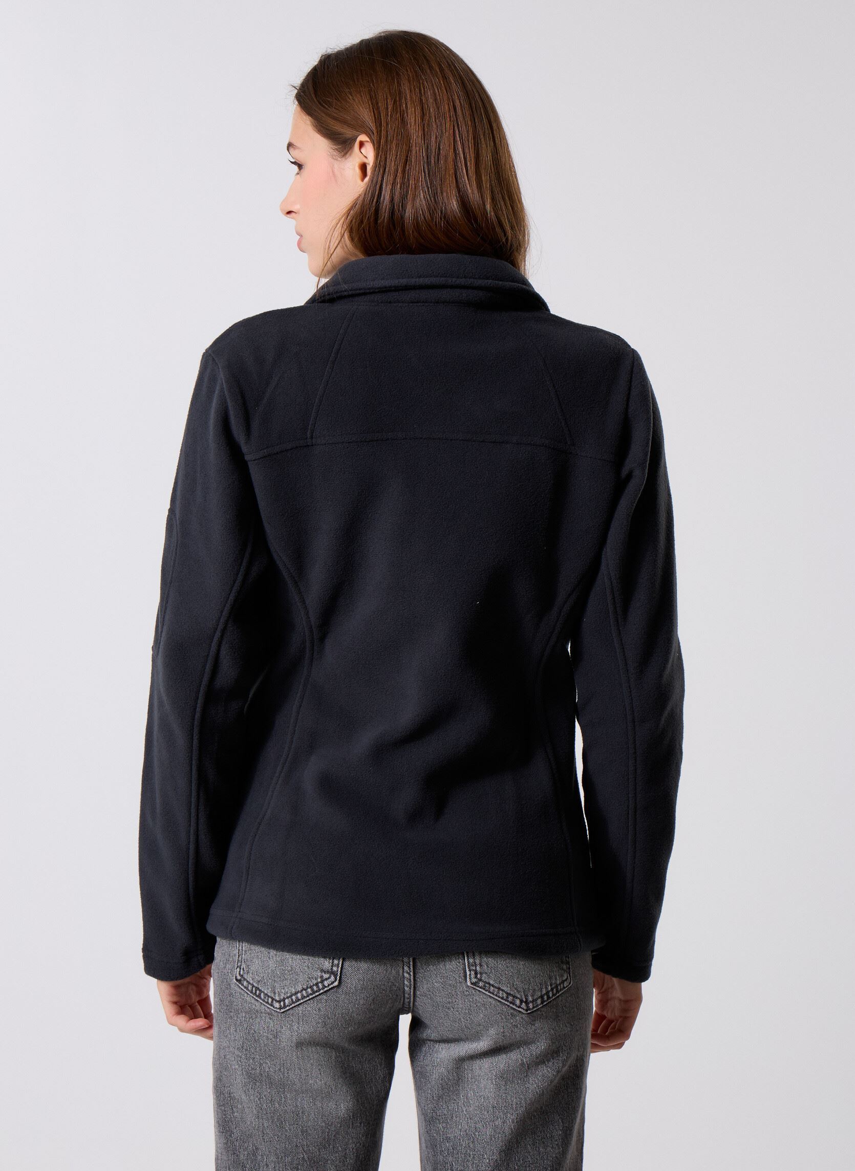Fleece-Pullover Fast Trek II Jacket damen schwarz Columbia Fleece-Pullover Fast Trek II Jacket damen schwarz BLACK