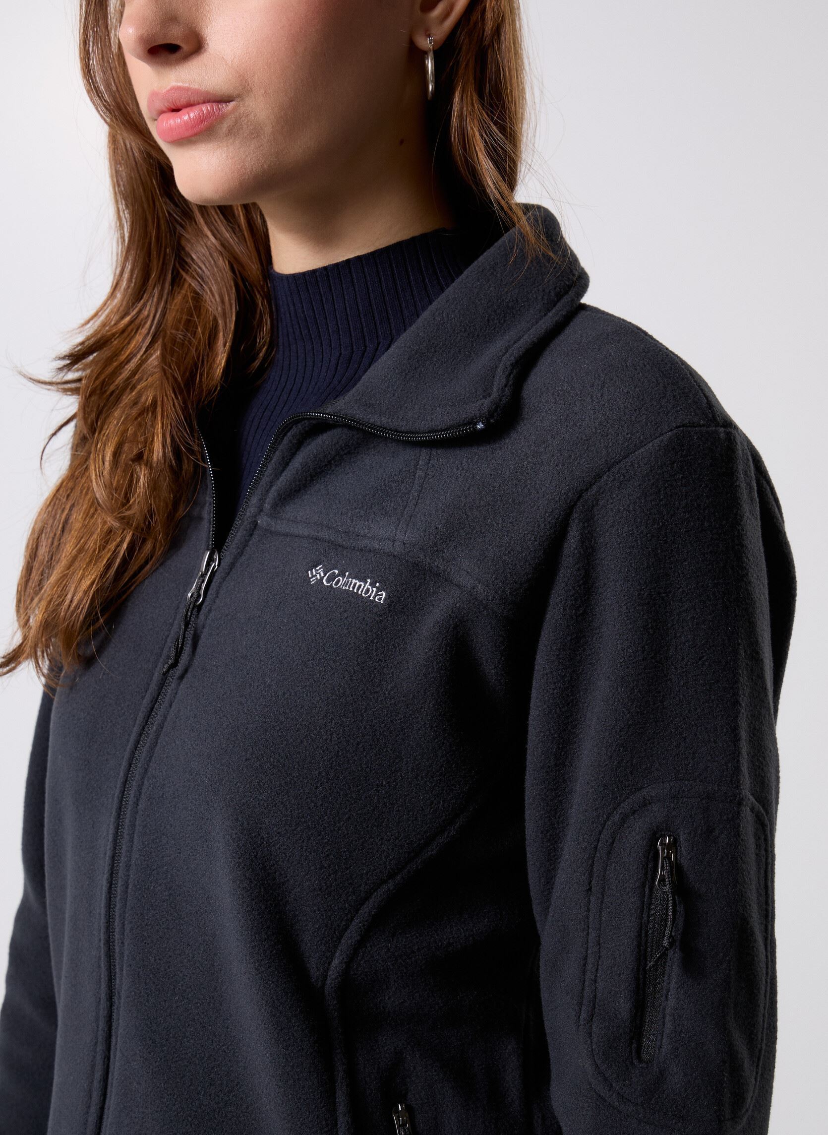 Fleece-Pullover Fast Trek II Jacket damen schwarz Columbia Fleece-Pullover Fast Trek II Jacket damen schwarz BLACK