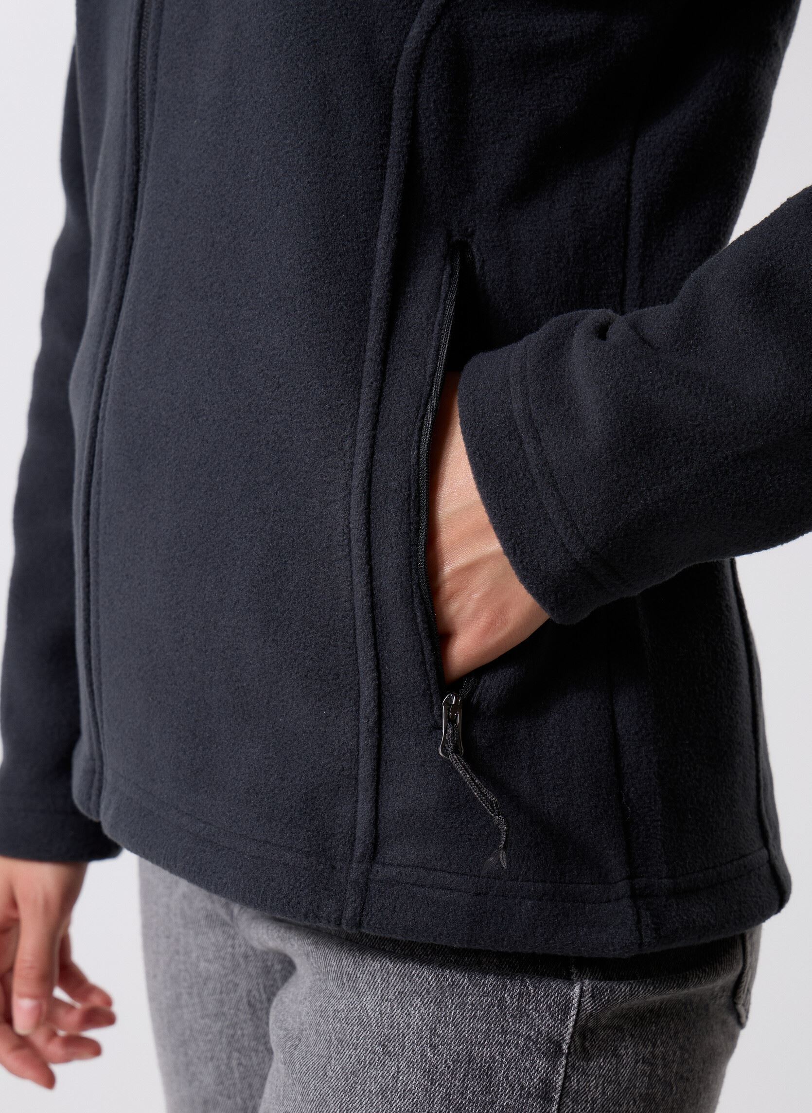 Fleece-Pullover Fast Trek II Jacket damen schwarz Columbia Fleece-Pullover Fast Trek II Jacket damen schwarz BLACK