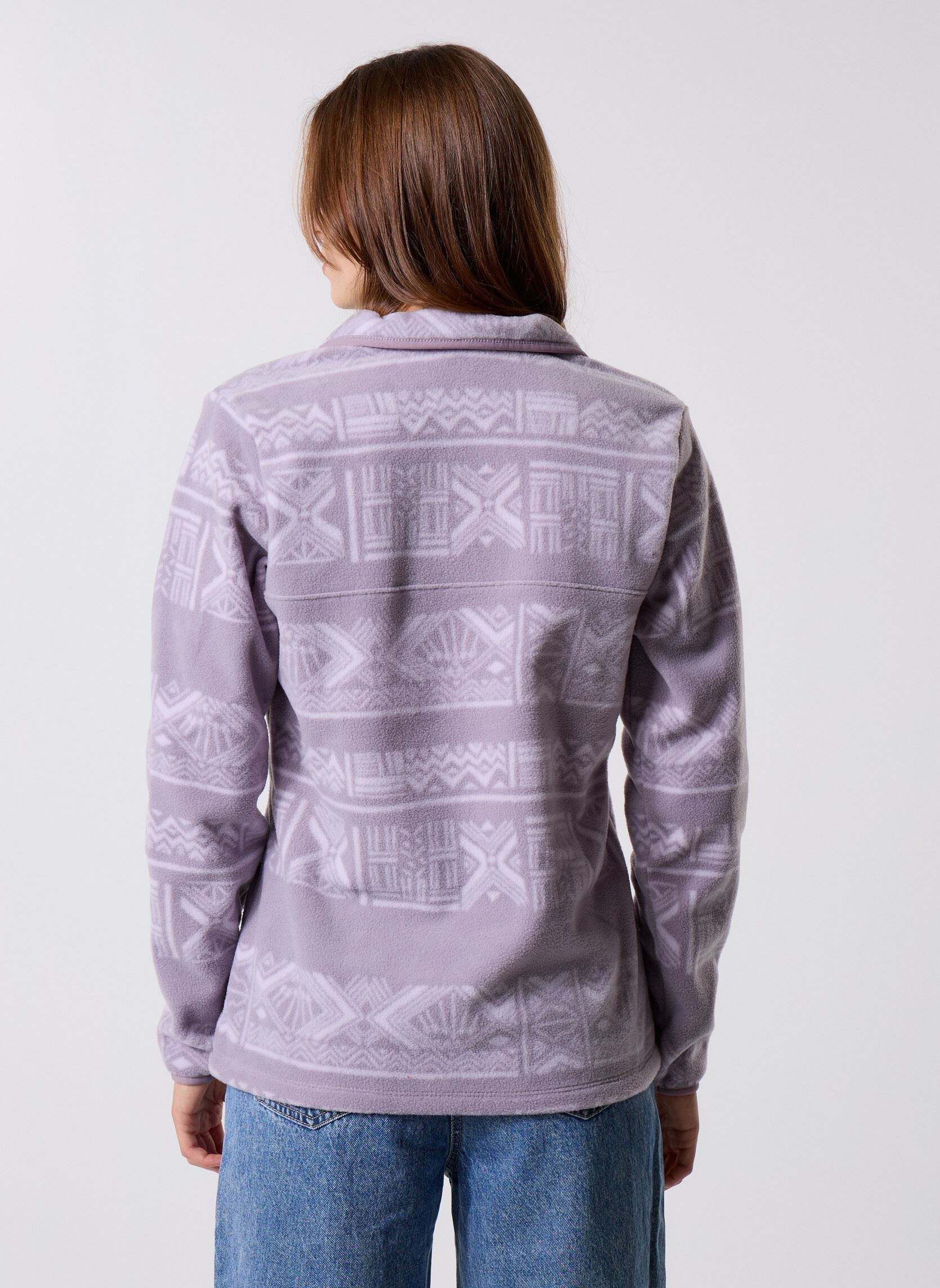 Pulls polaire Benton Springs Printed 1/2 Snap femme violet Columbia Pulls polaire Benton Springs Printed 1/2 Snap femme violet SHALE PURPLE DESCHUTES DAYS