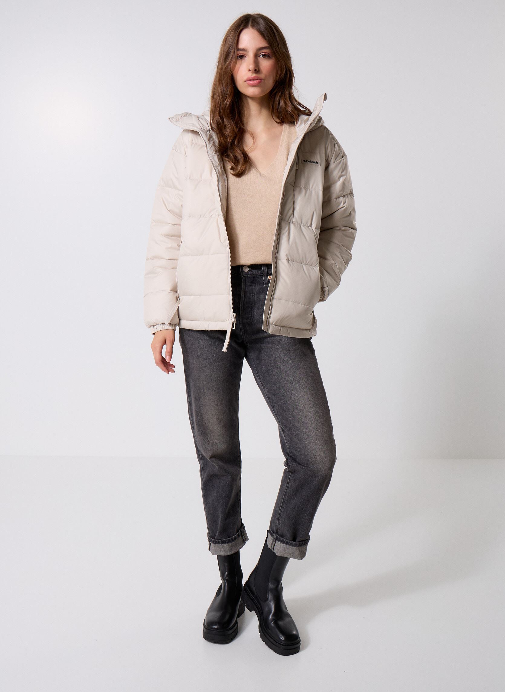 Doudounes Pike Lake III Hooded Jacket femme blanc Columbia Doudounes Pike Lake III Hooded Jacket femme blanc DARK STONE
