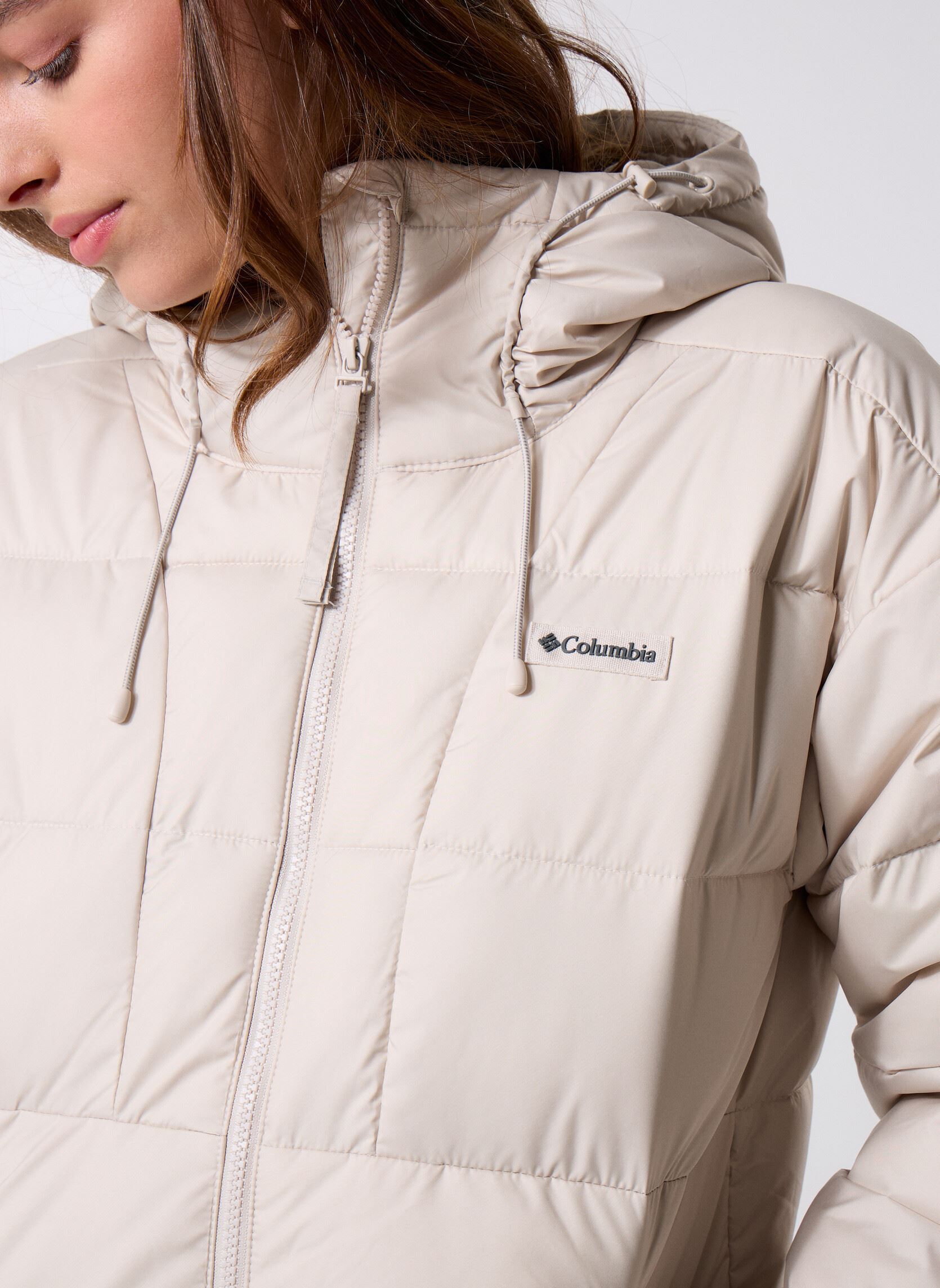 Doudounes Pike Lake III Hooded Jacket femme blanc Columbia Doudounes Pike Lake III Hooded Jacket femme blanc DARK STONE