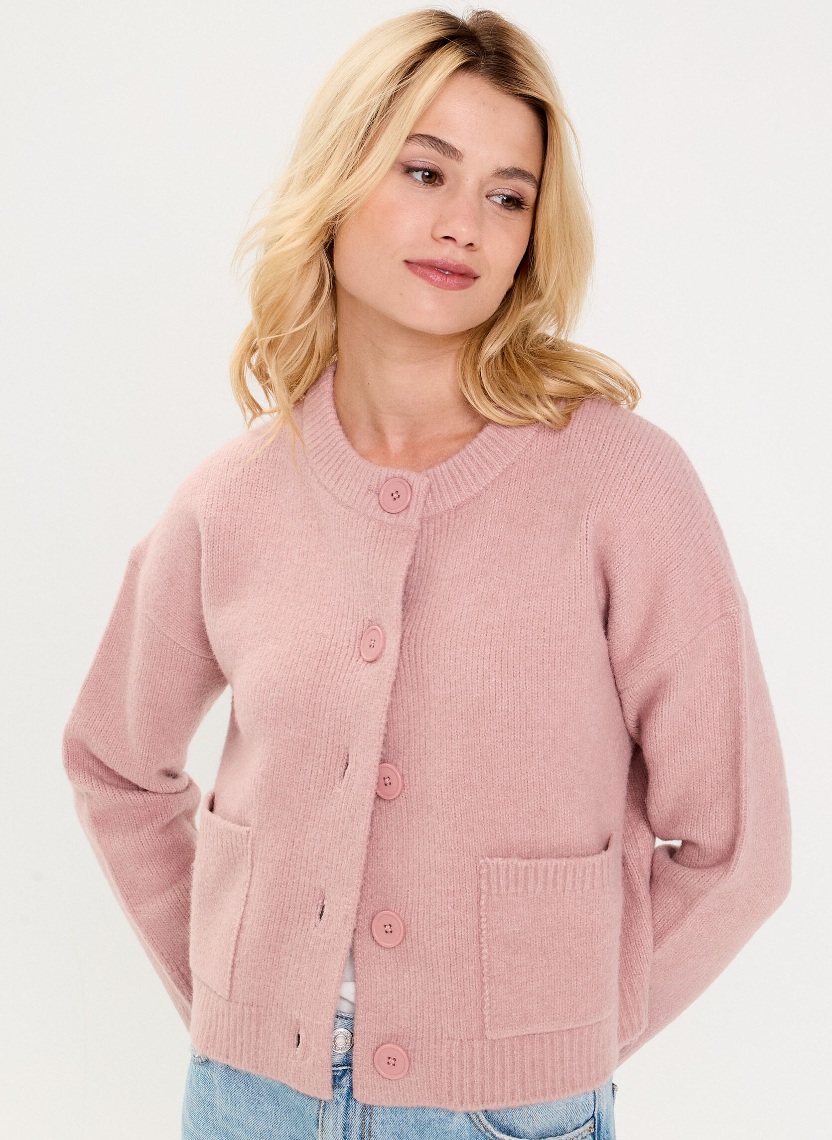 Gilets GILBOUTPOCHE femme rose Cache Cache Gilets GILBOUTPOCHE femme rose Rose pastel